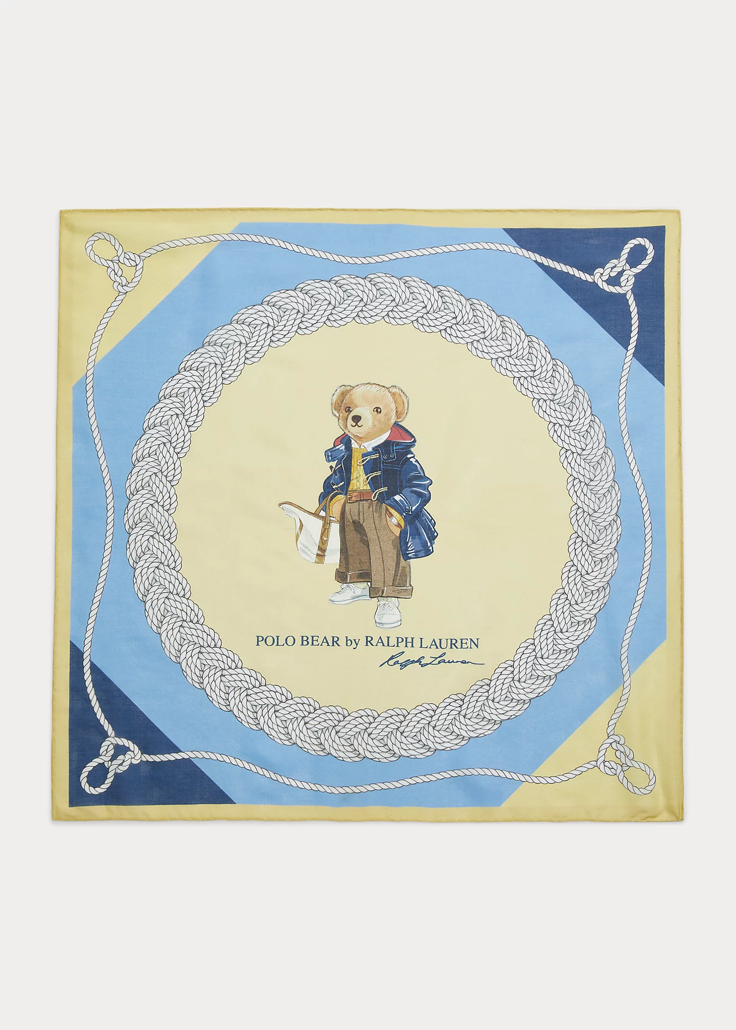 Polo Bear Cotton-Silk Bandanna