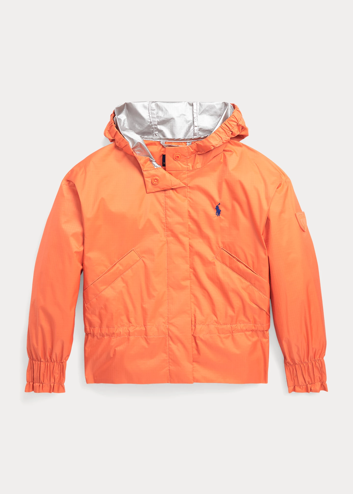 Water-Resistant Peplum Ripstop Jacket