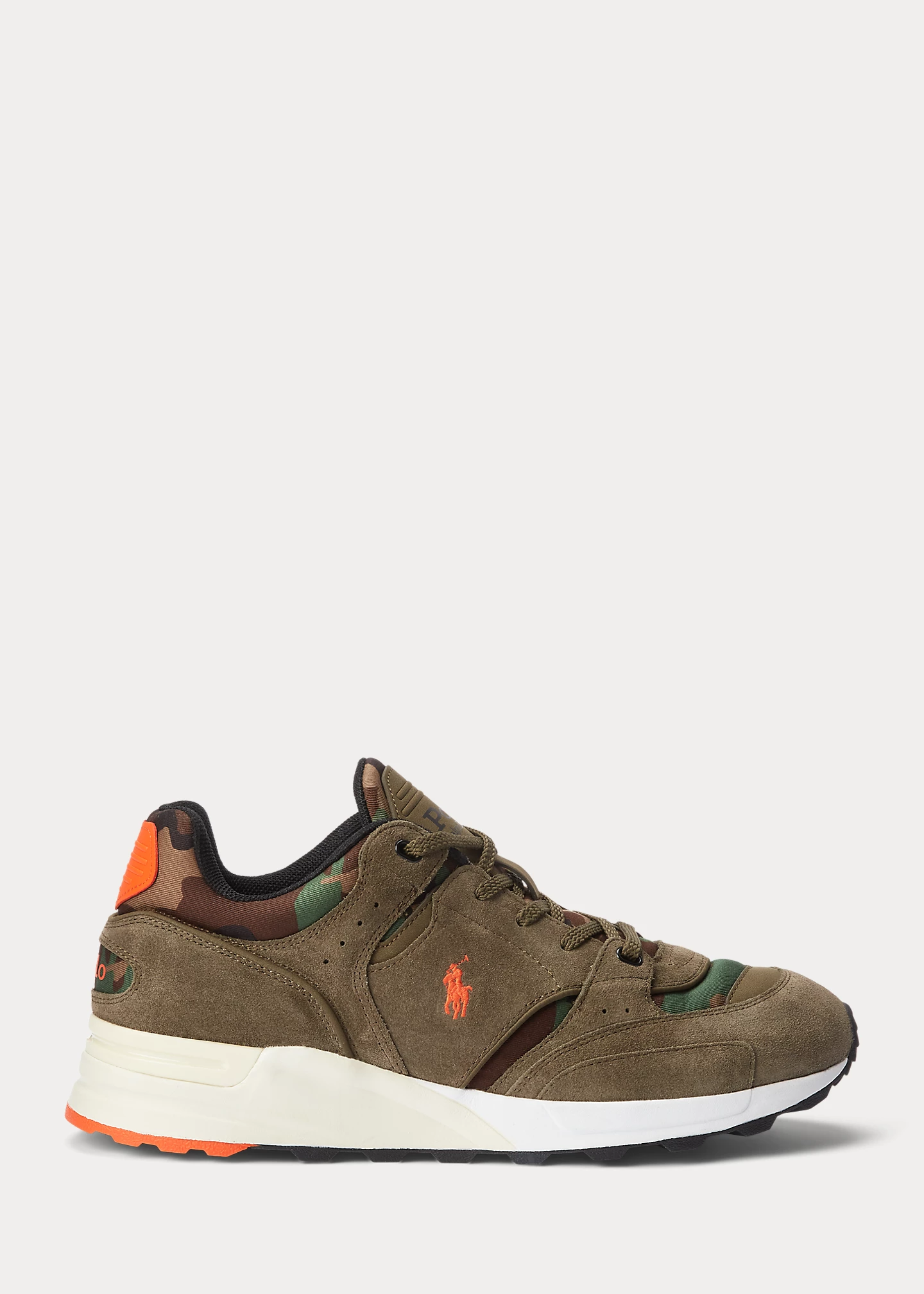 Trackster 200 Suede & Camo Twill Sneaker