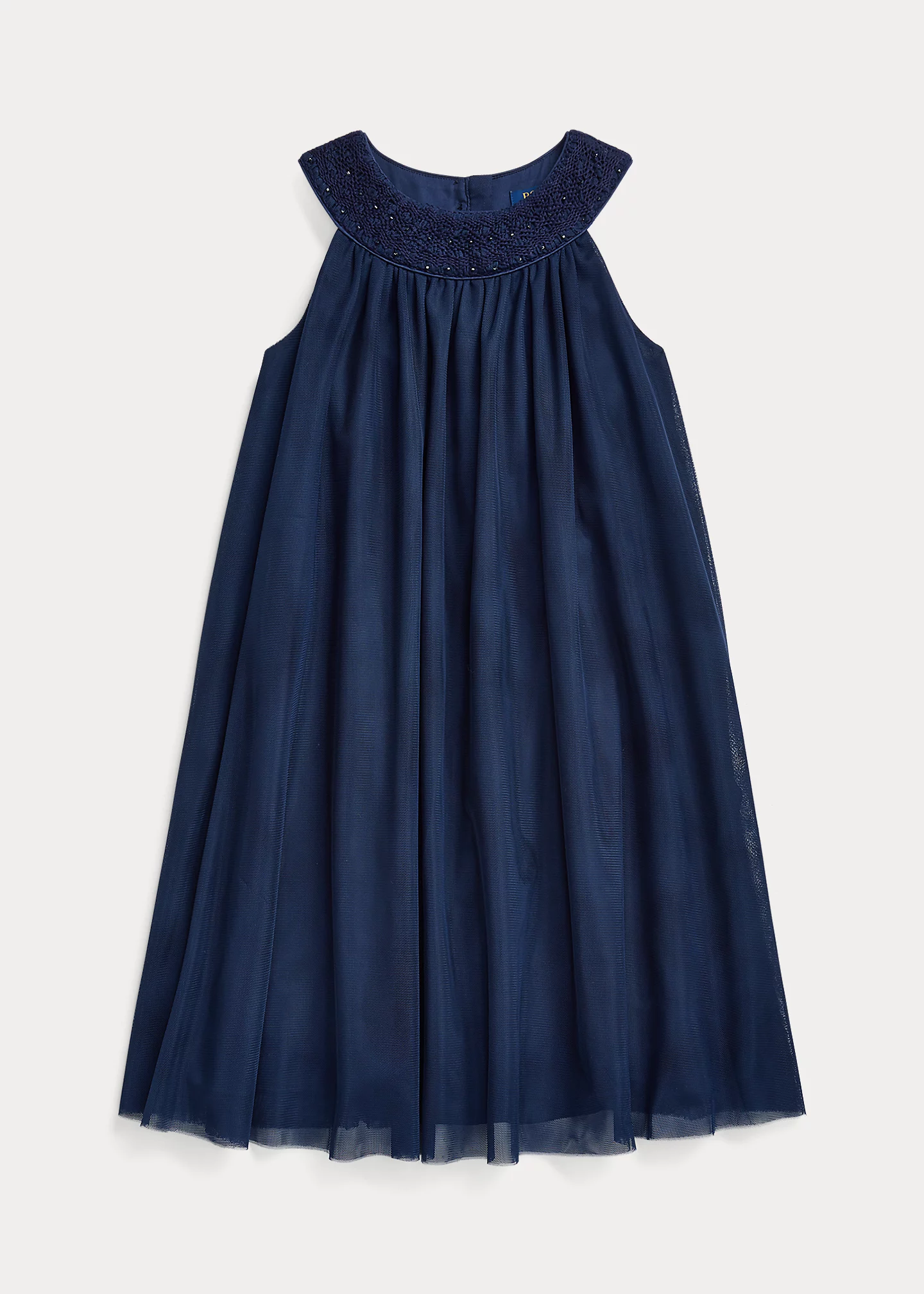 Hand-Smocked Tulle Dress