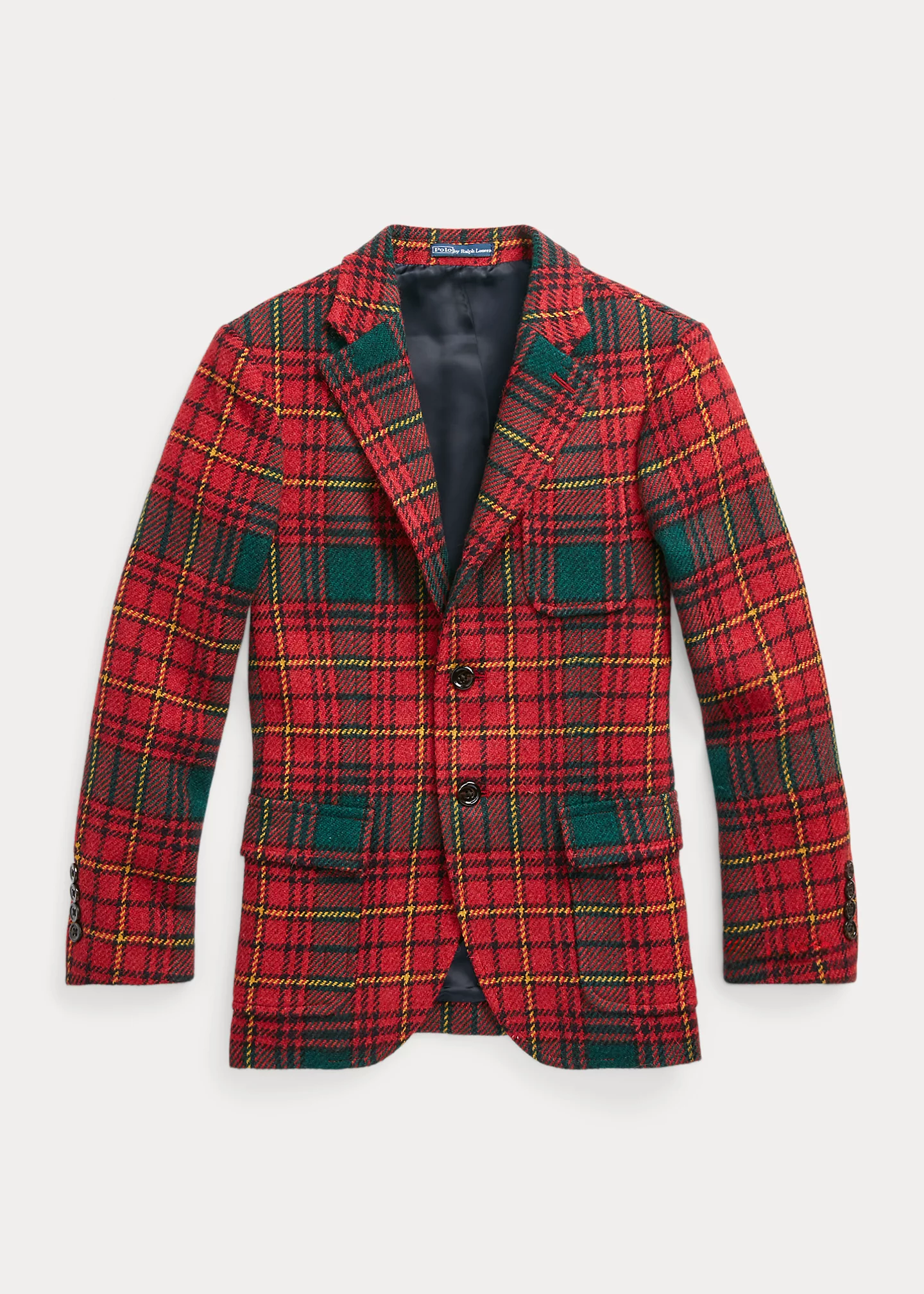 Plaid Wool Sport Coat