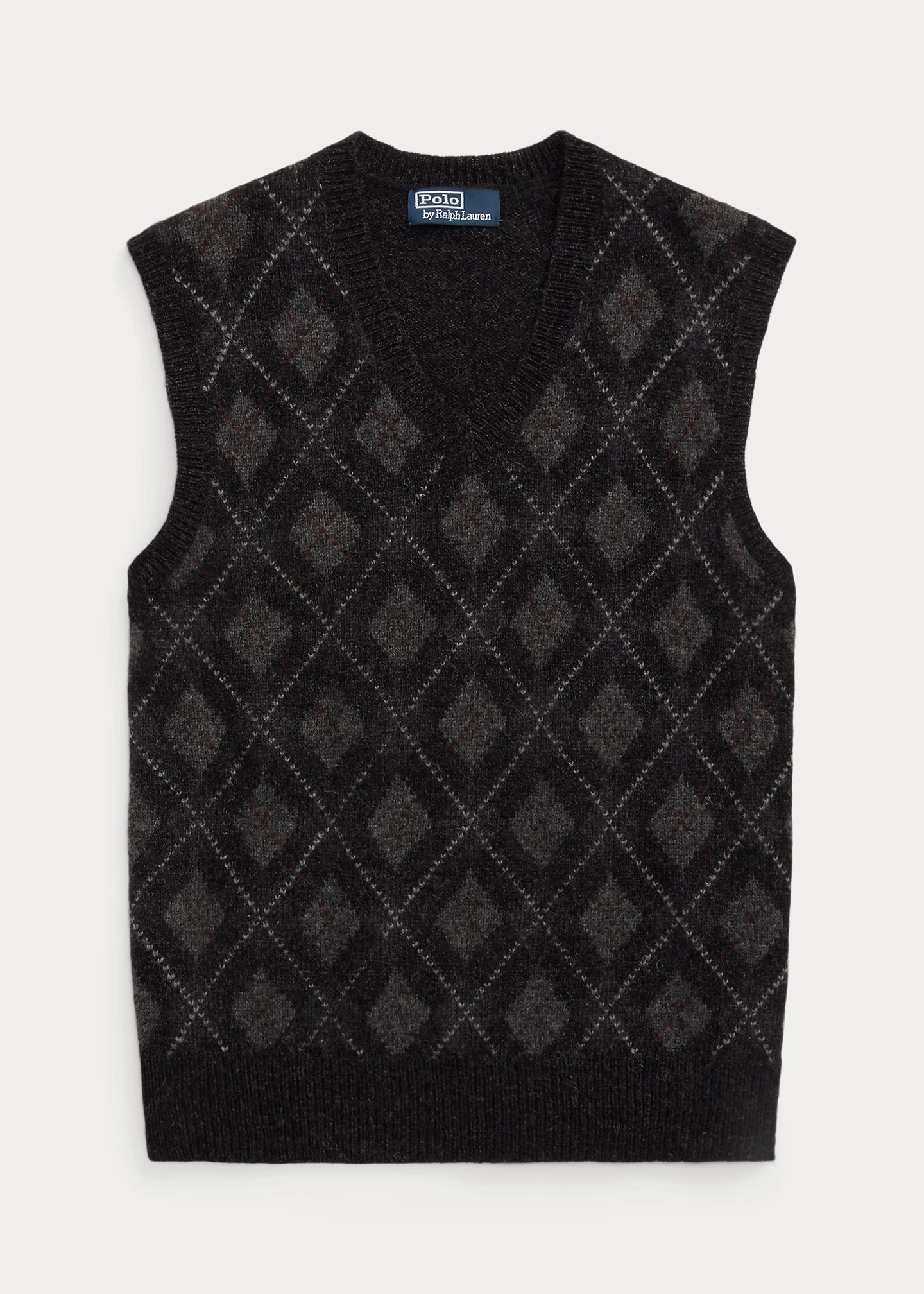 Argyle Wool Sweater Vest