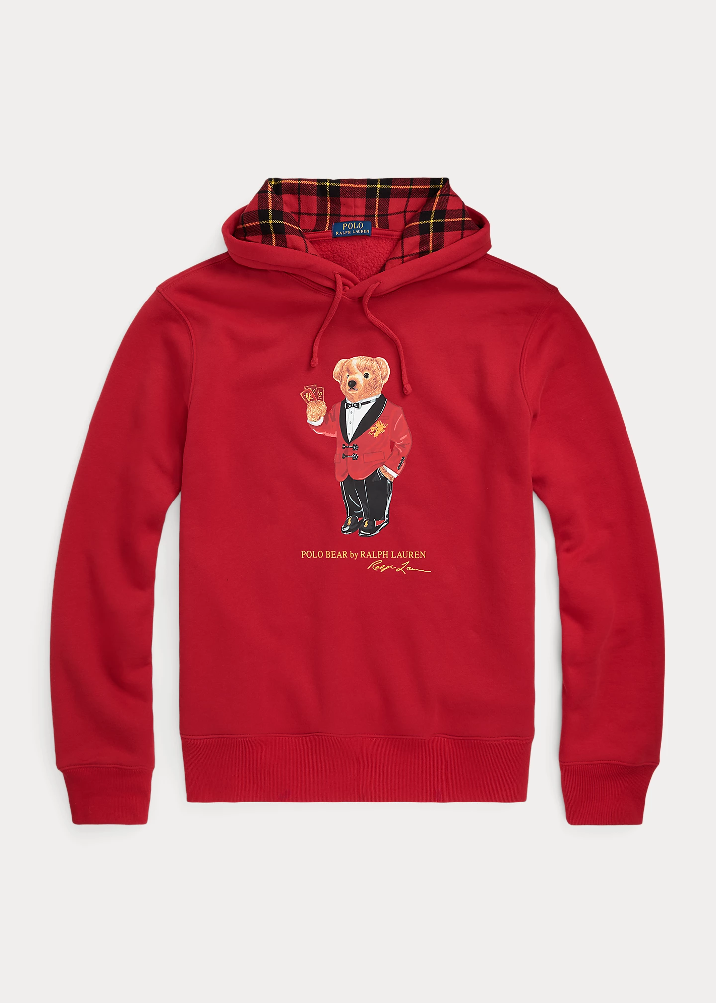 Lunar New Year Polo Bear Fleece Hoodie