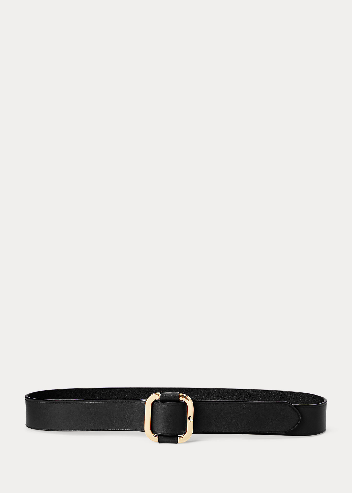 Slide-Buckle Leather Belt