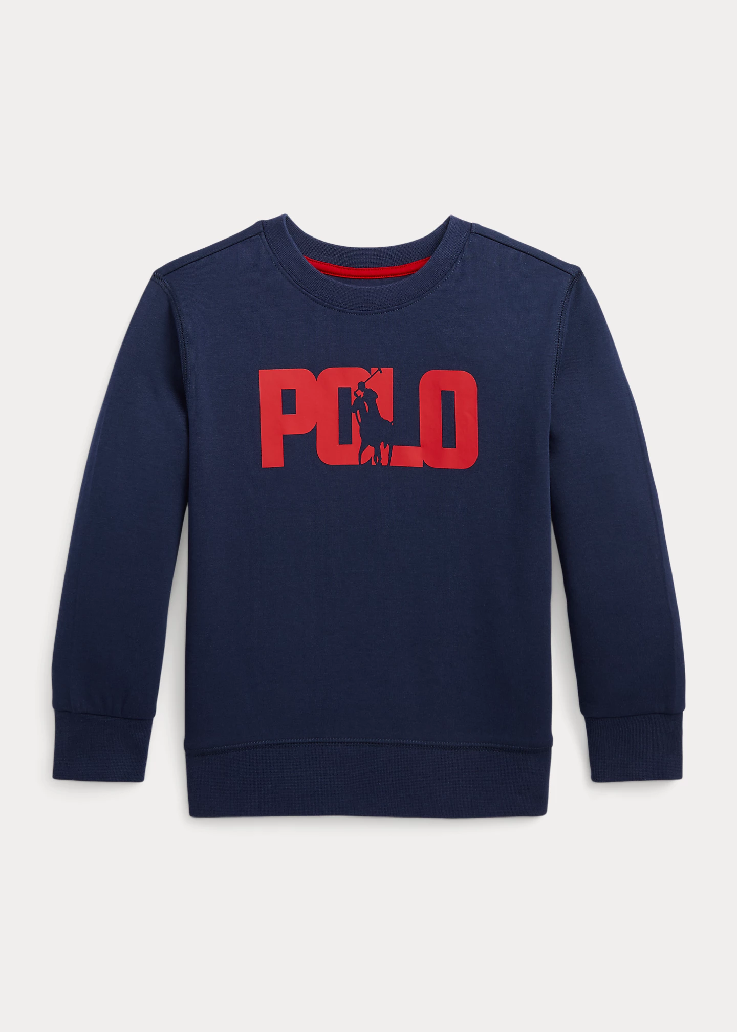 Big Pony Logo Double-Knit Sweatshirt