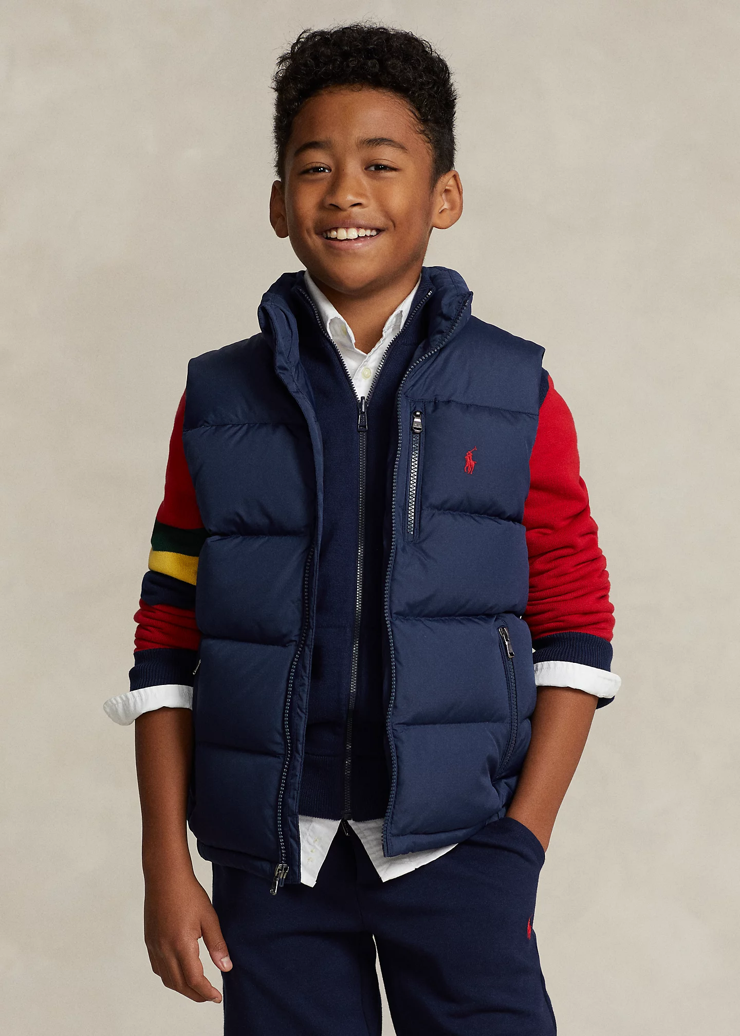 Water-Repellent Down Vest