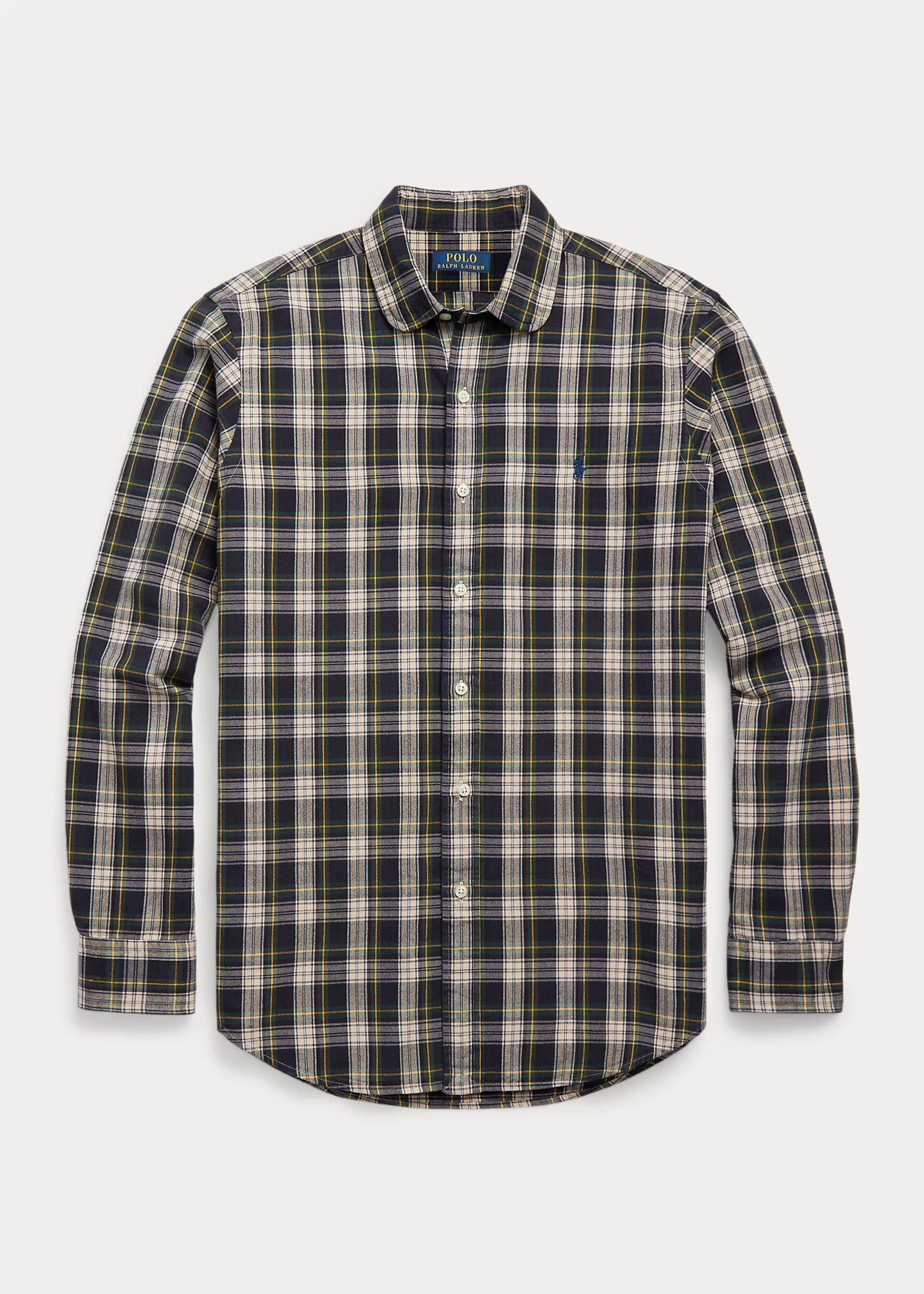 Classic Fit Plaid Oxford Shirt
