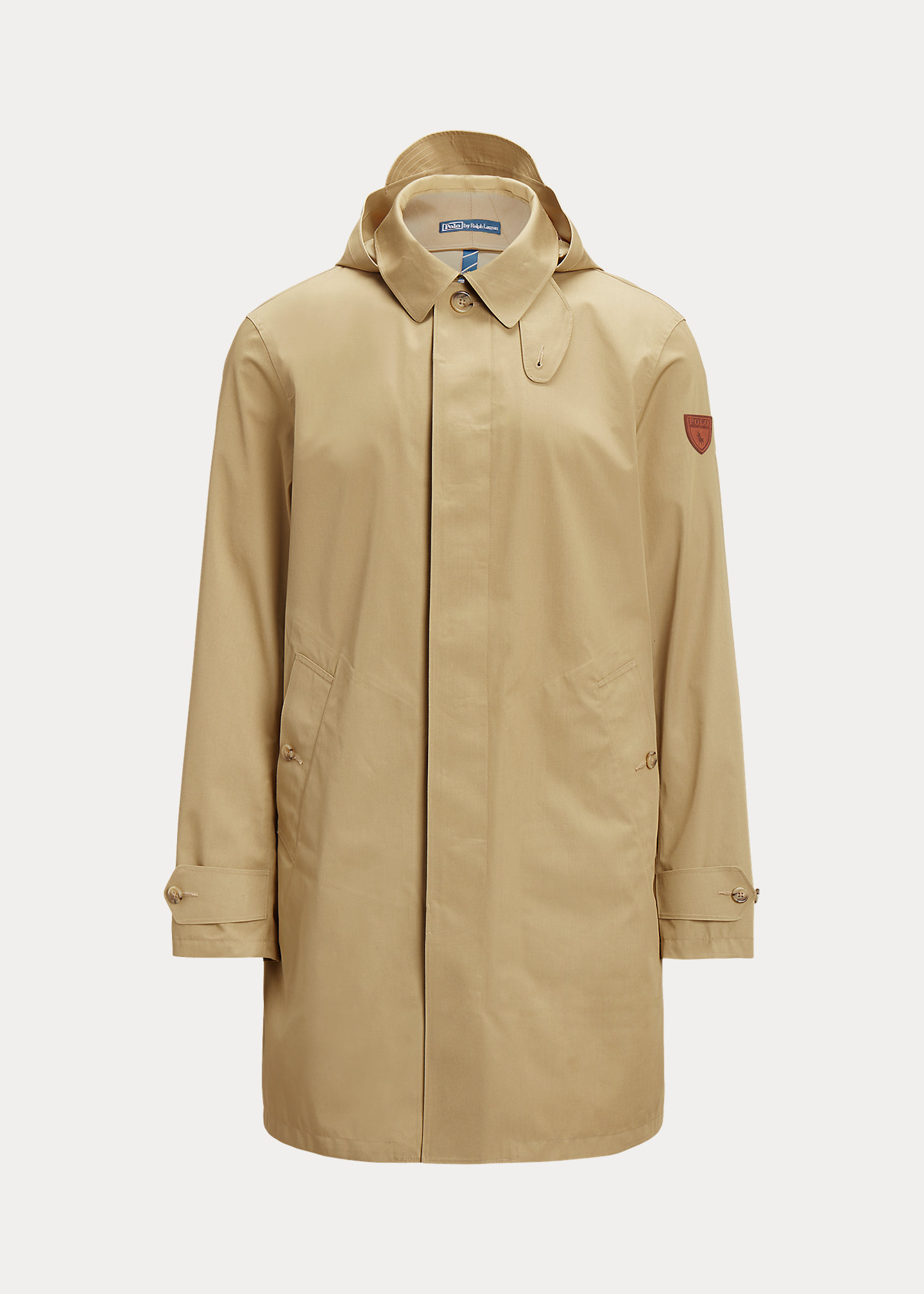 Water-Repellent Hooded Walking Coat