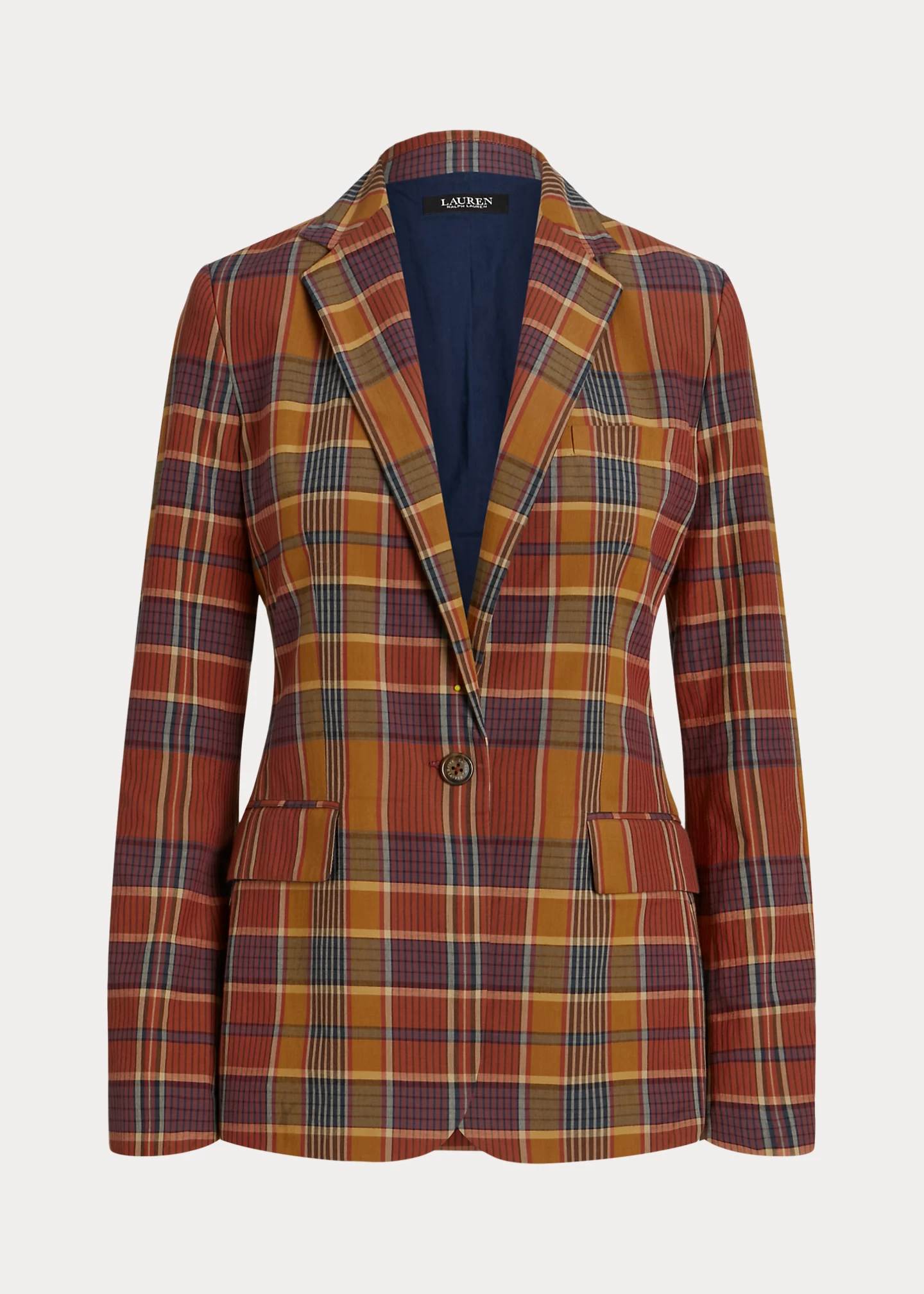 Cotton Madras Blazer