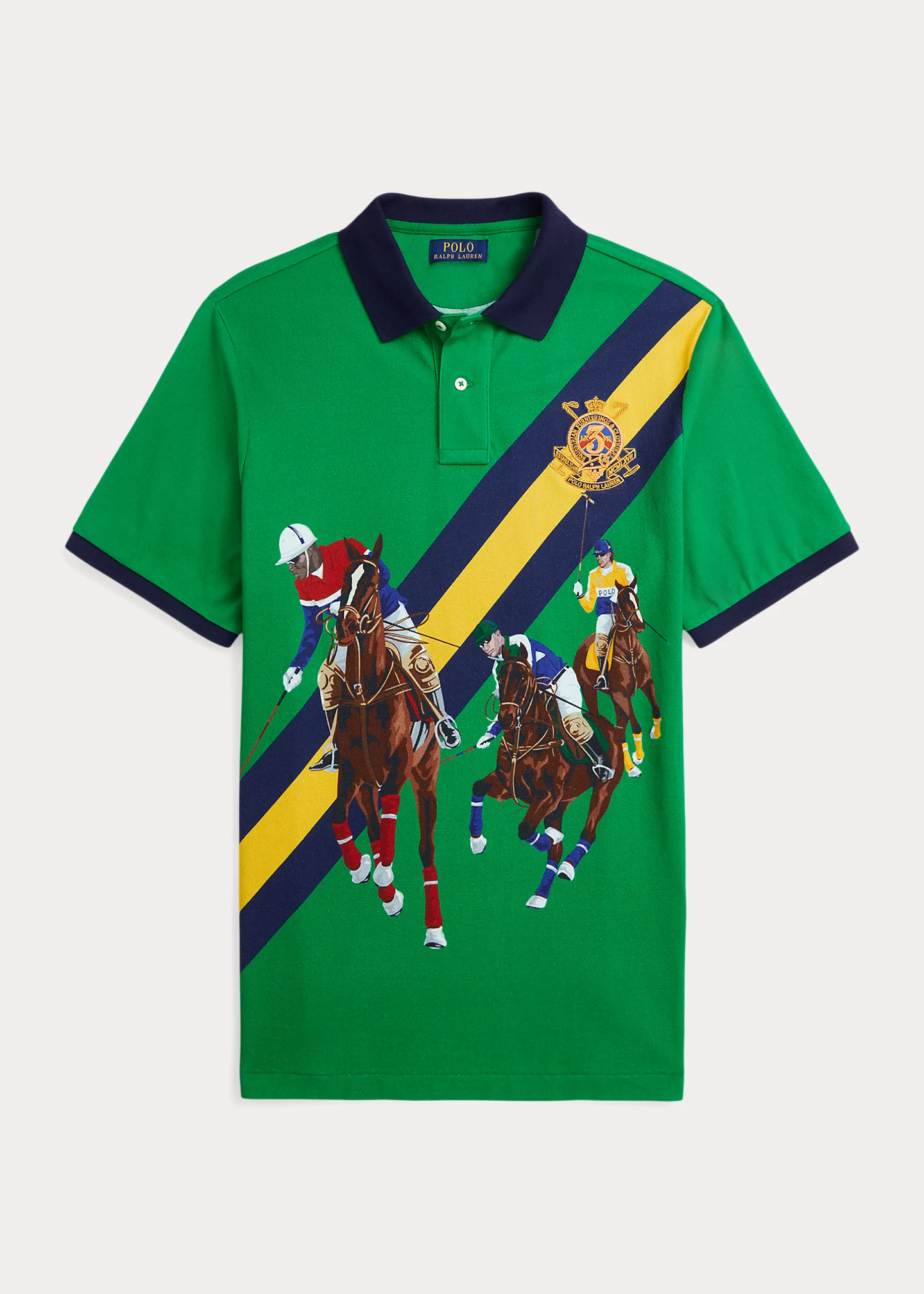 Classic Fit Polo Match–Print Polo Shirt