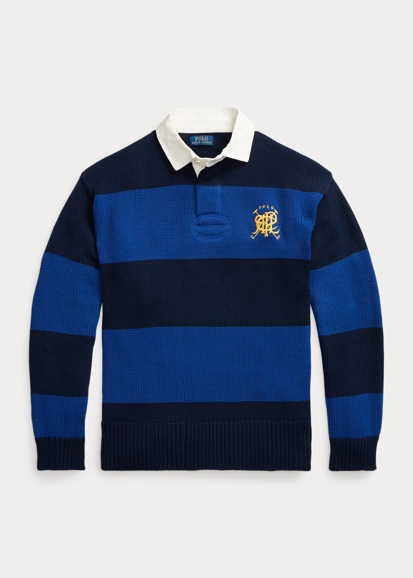Striped Cotton Rugby Sweater