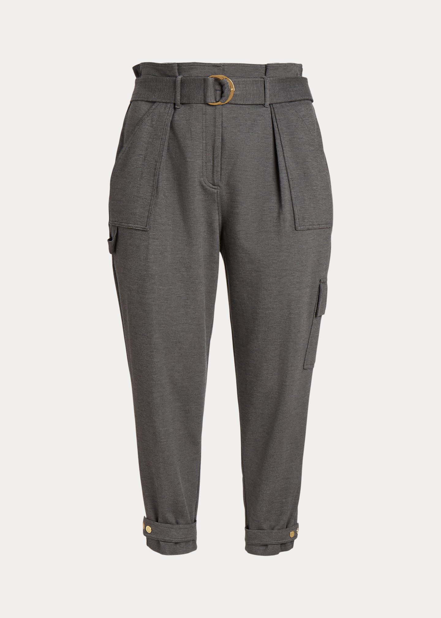 Belted Ponte Cargo Pant