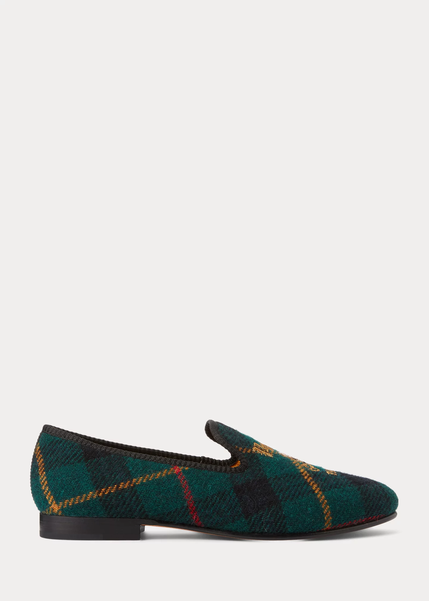 Paxton Bullion Plaid Wool Slipper