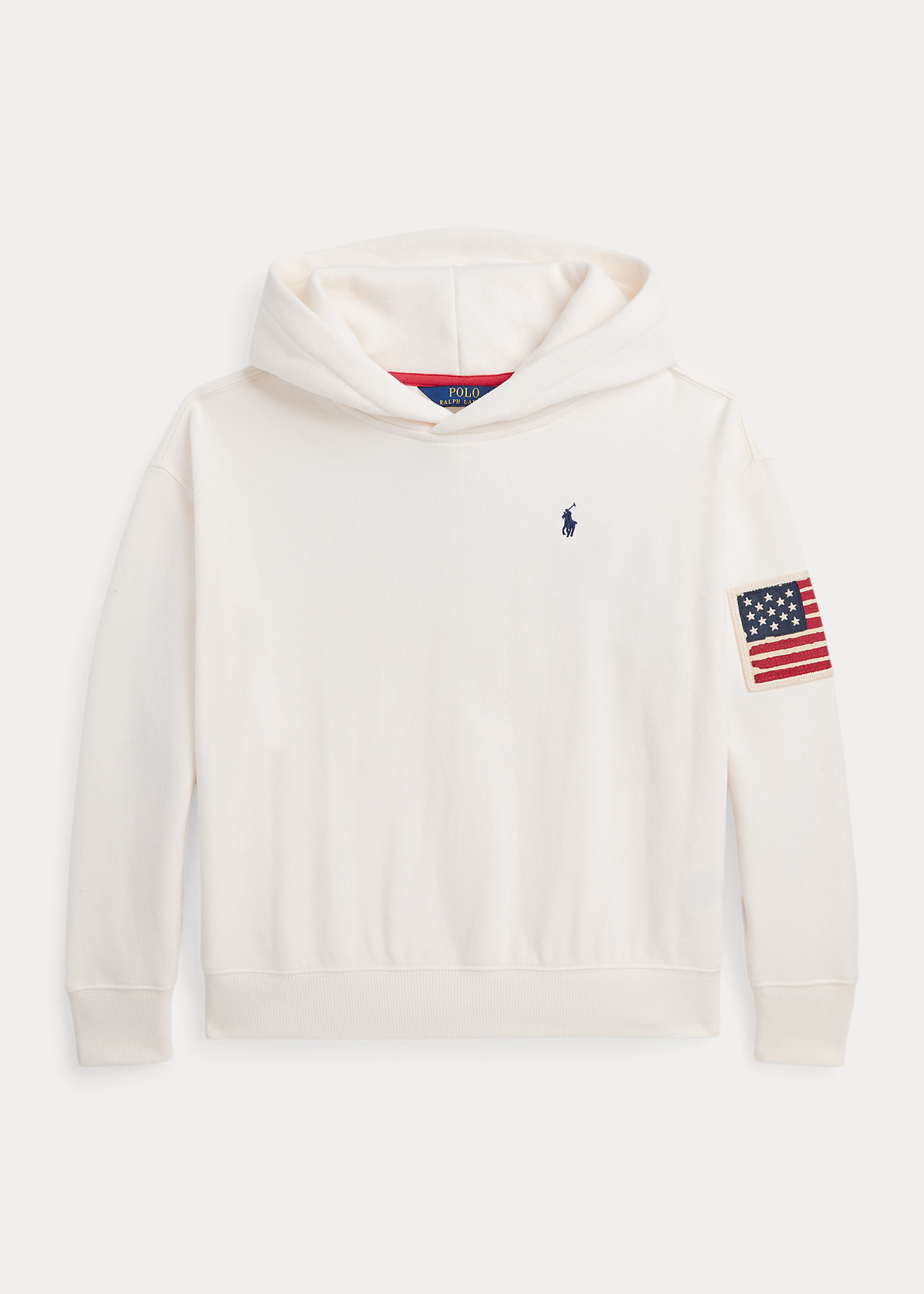 Flag & Logo Fleece Hoodie