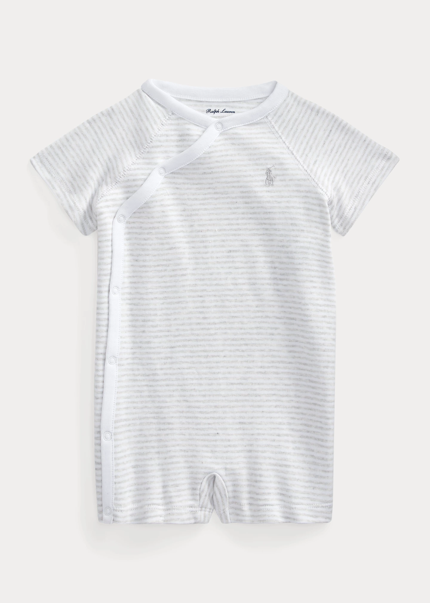Striped Cotton Interlock Shortall