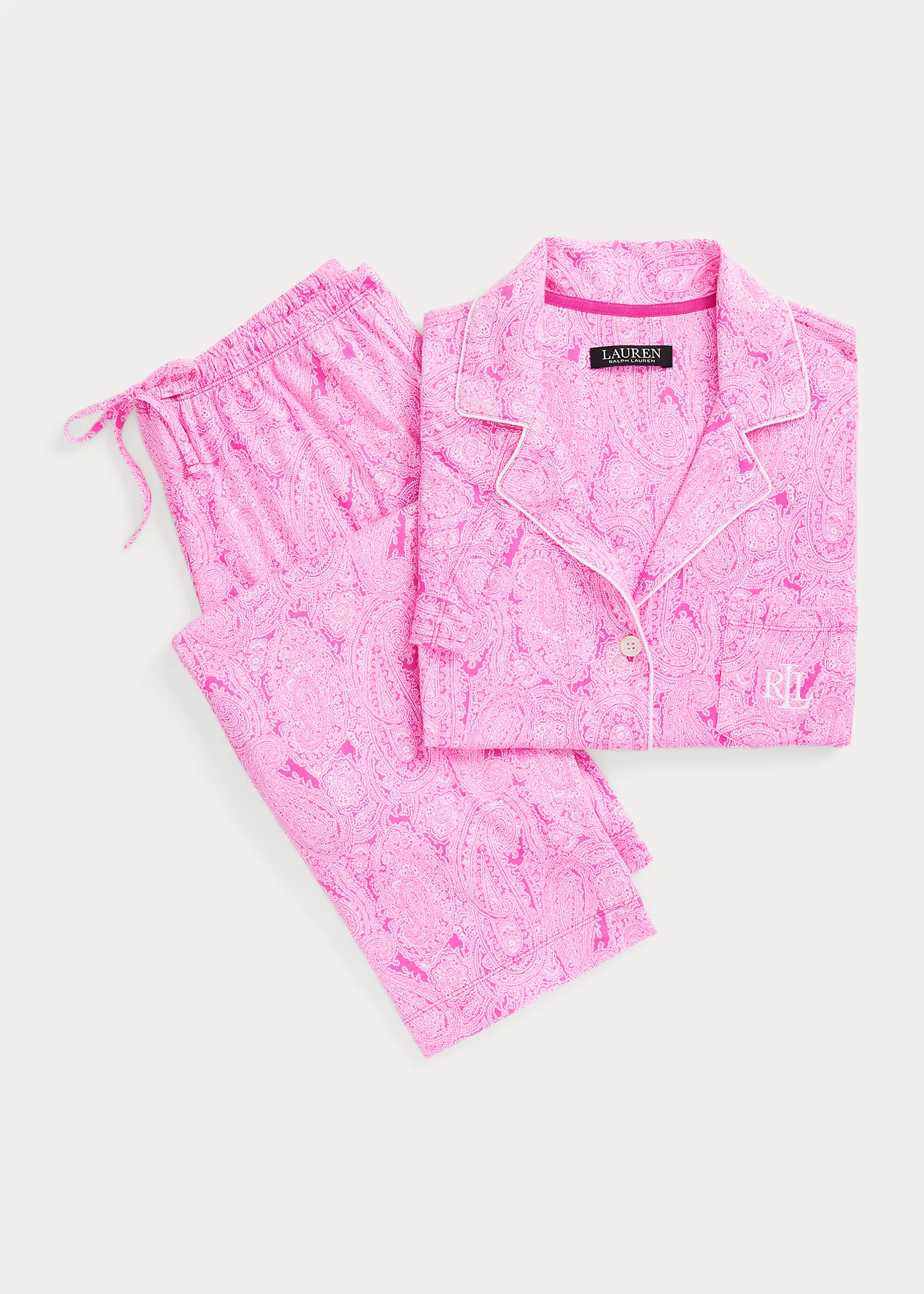 Paisley Jersey Capri Sleep Set