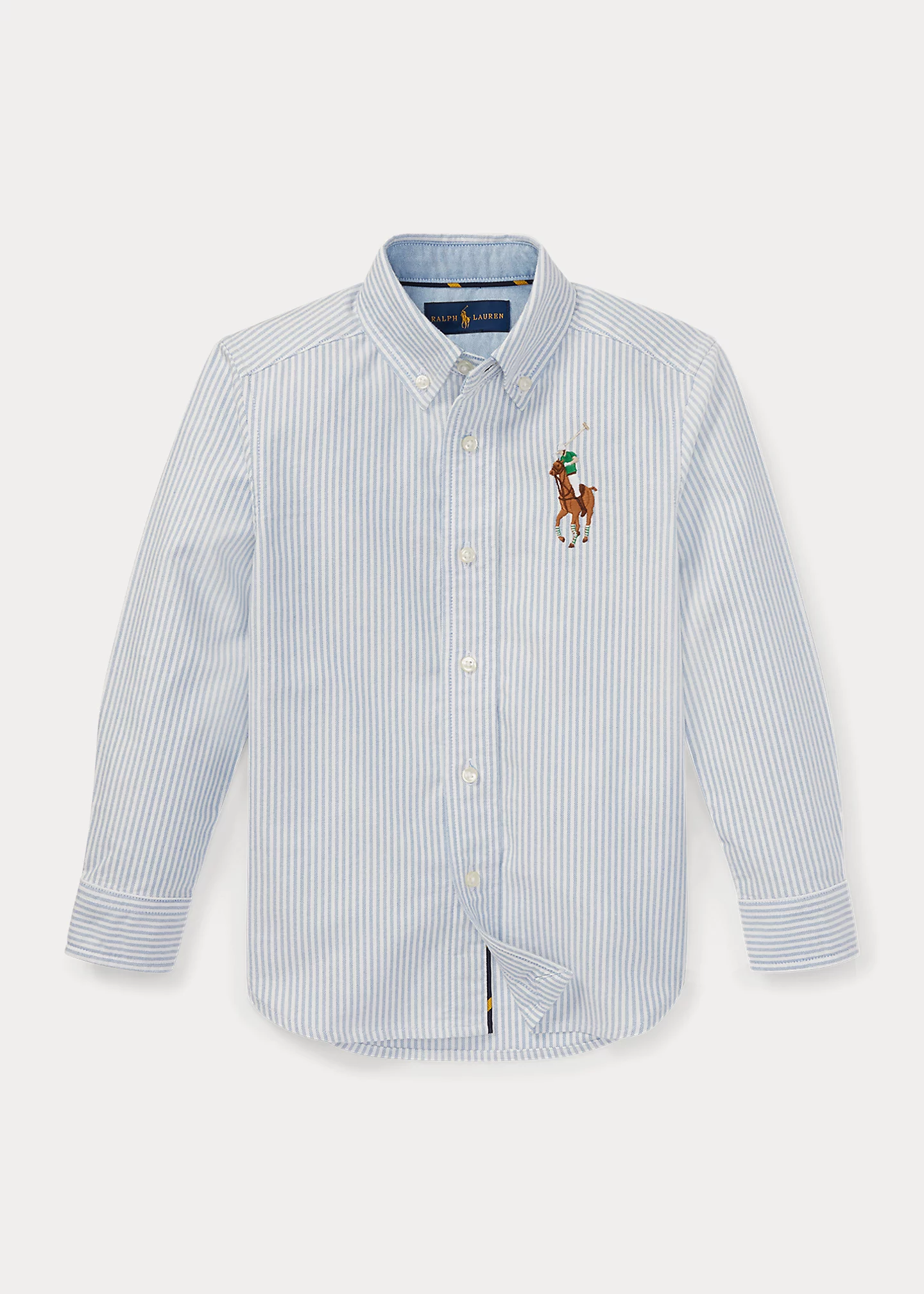 Big Pony Striped Oxford Shirt