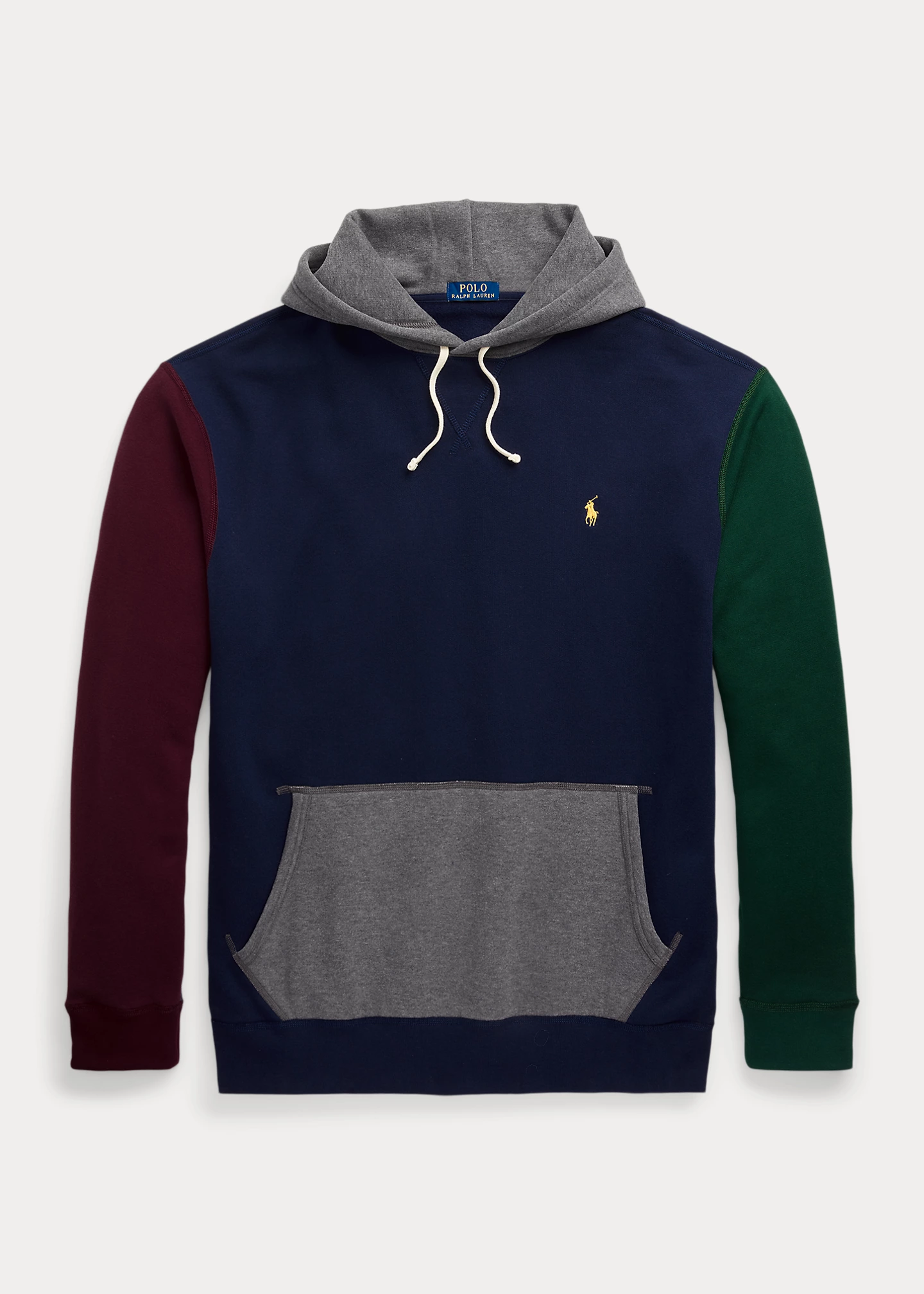 The RL Fleece Color-Blocked Hoodie