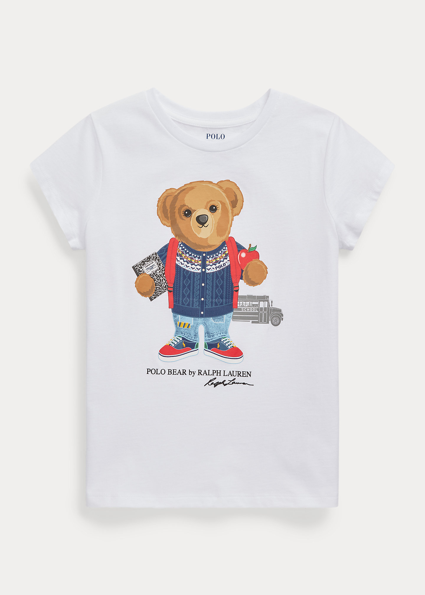 Polo Bear Cotton Jersey Tee