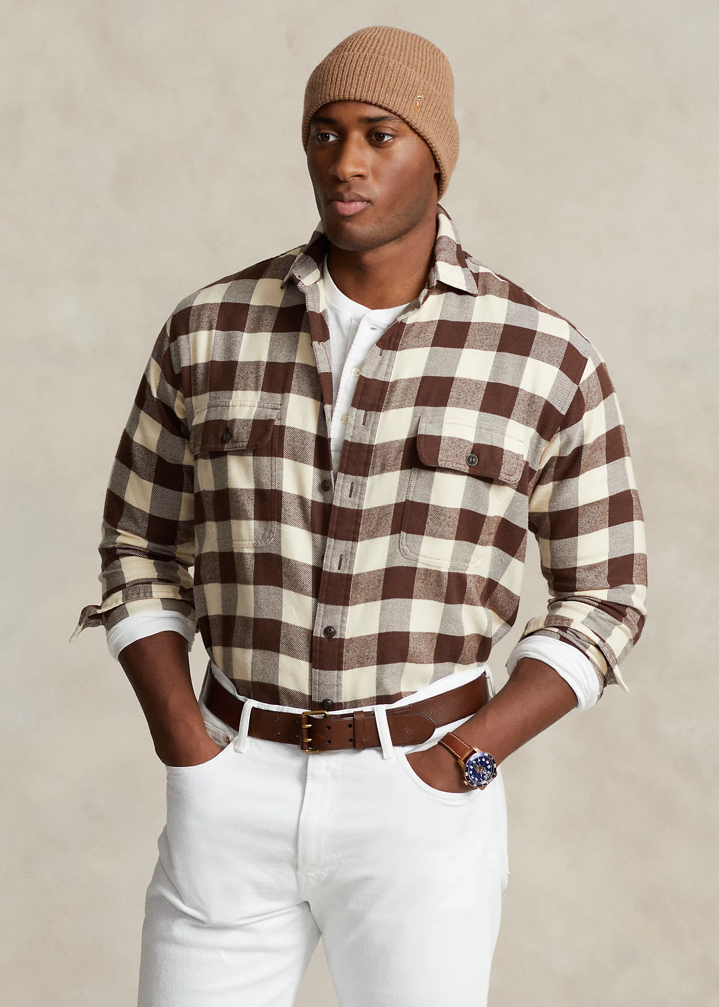 Checked Twill Workshirt