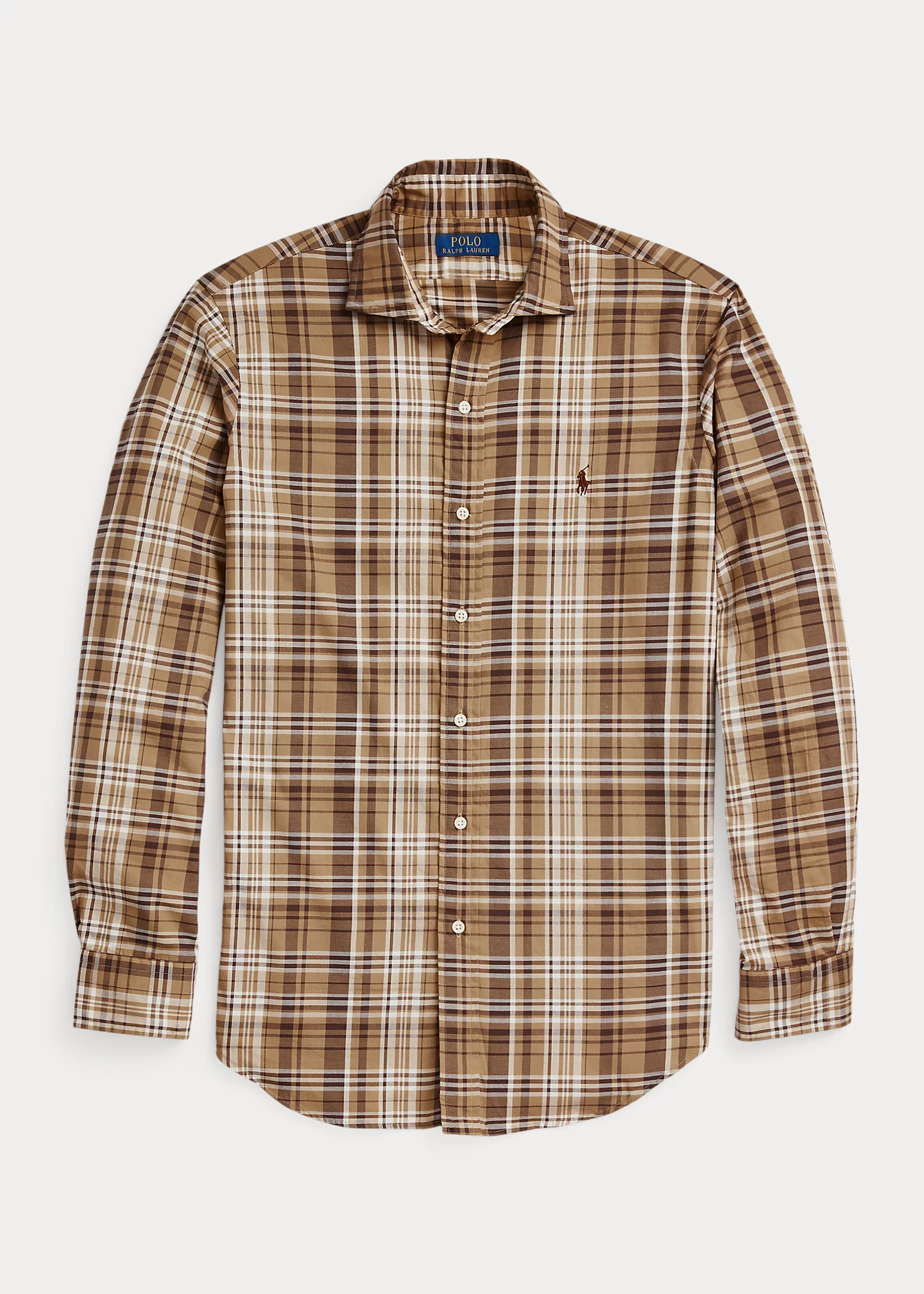 Classic Fit Plaid Twill Shirt