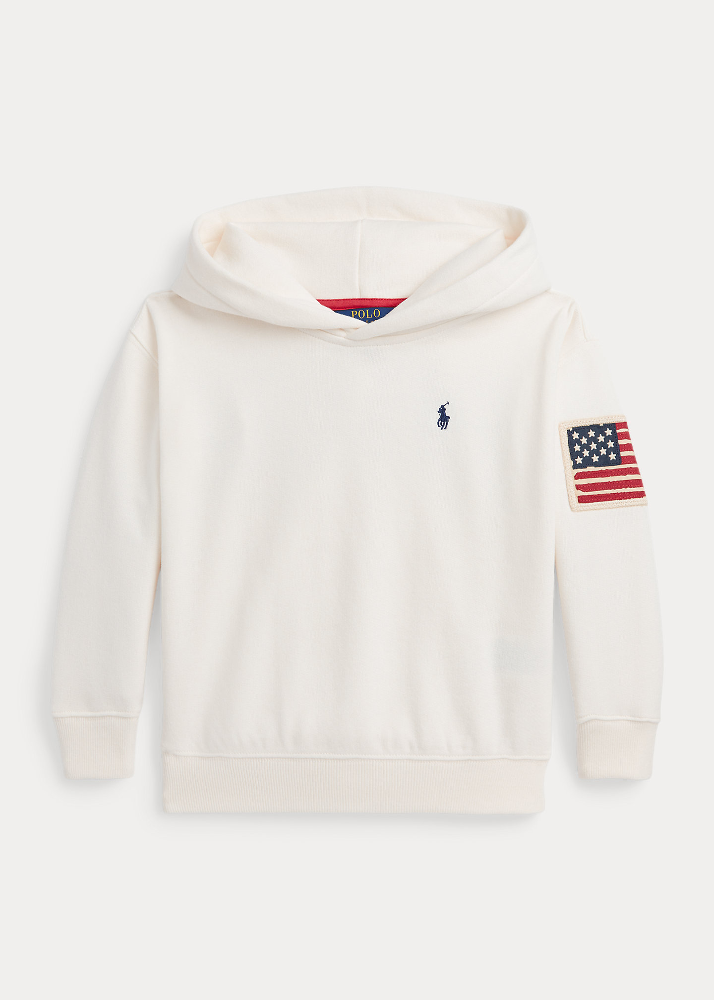 Flag & Logo Fleece Hoodie