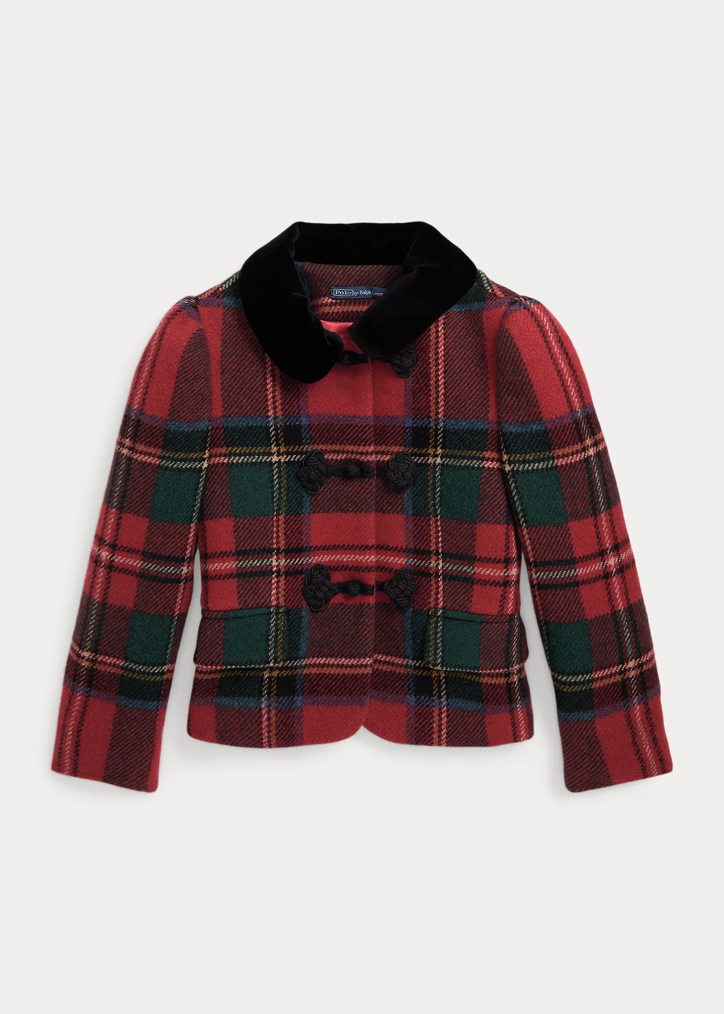 Plaid Wool-Blend Tweed Jacket