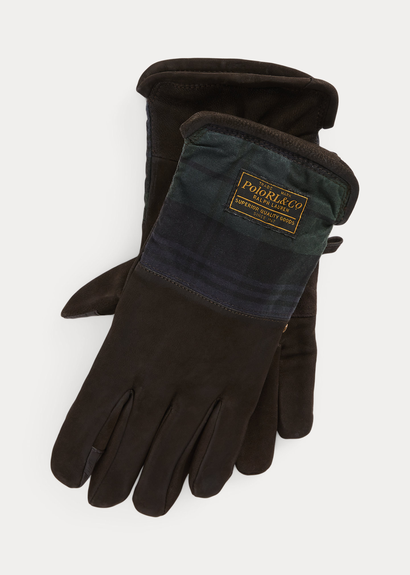 Nubuck & Oilcloth Insulated Touch Gloves