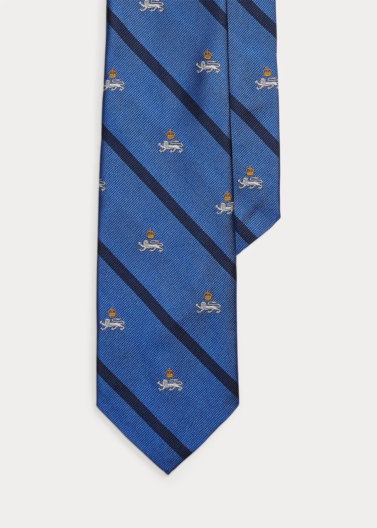 Striped Silk Repp Club Tie