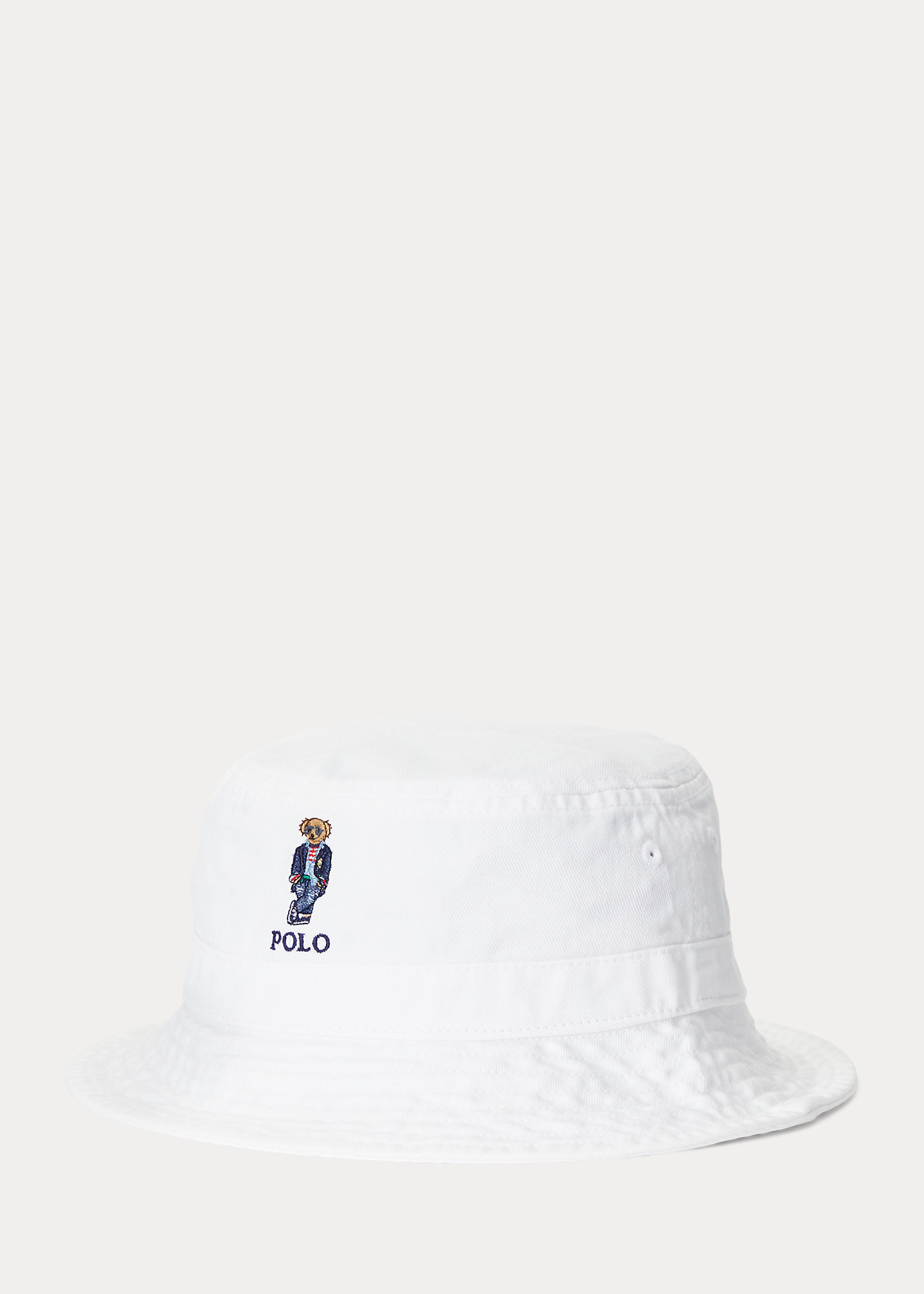 Polo Bear Cotton Twill Bucket Hat