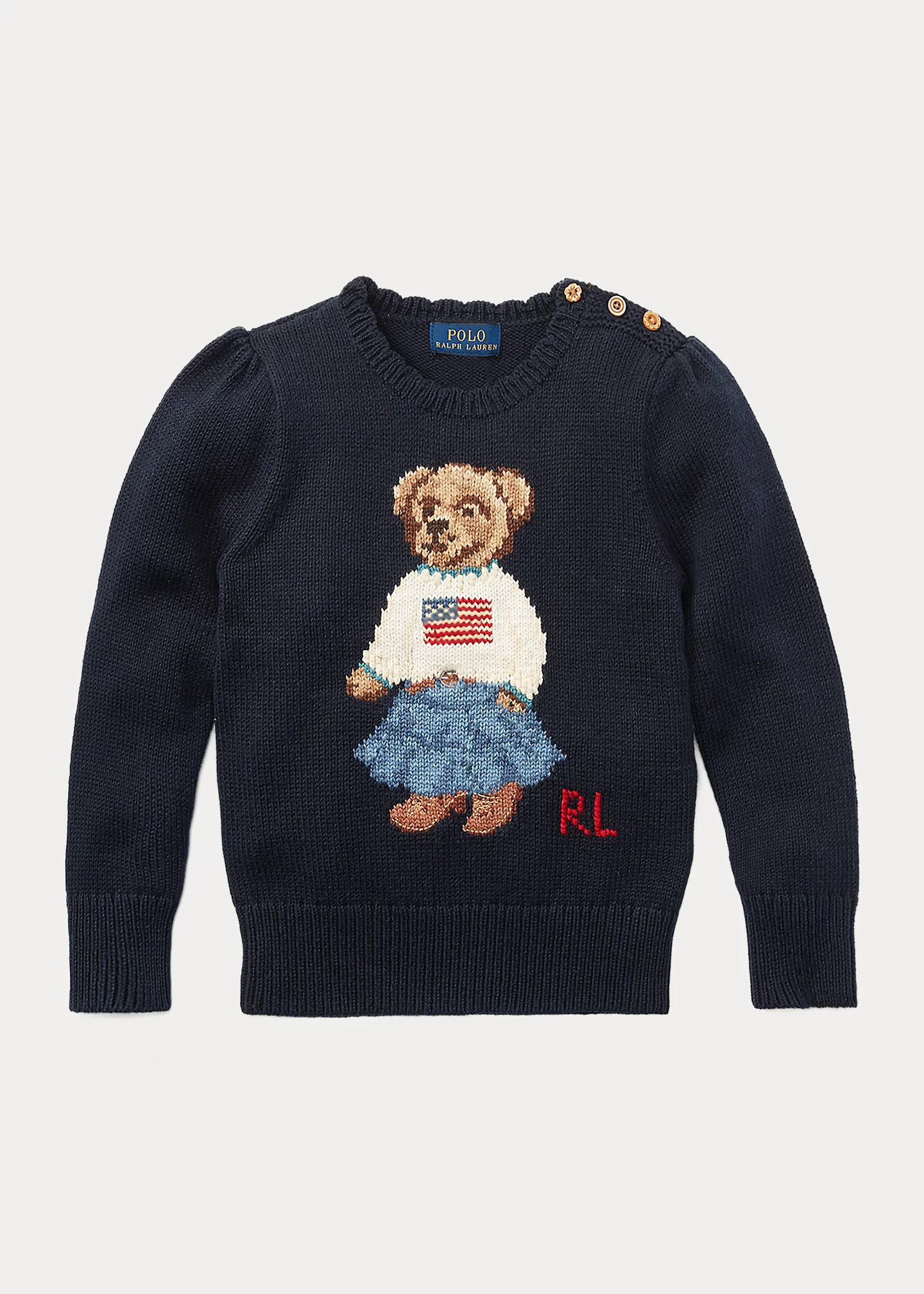 Polo Bear Cotton Sweater