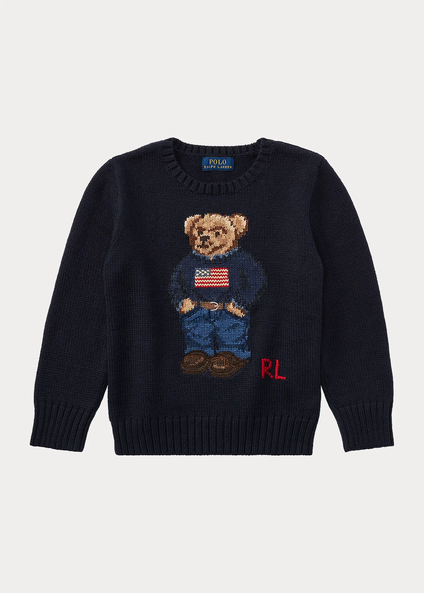 Polo Bear Cotton Sweater