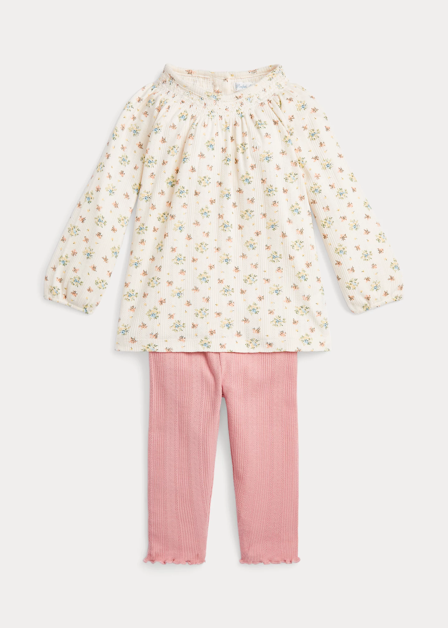 Floral Cotton Top & Legging Set