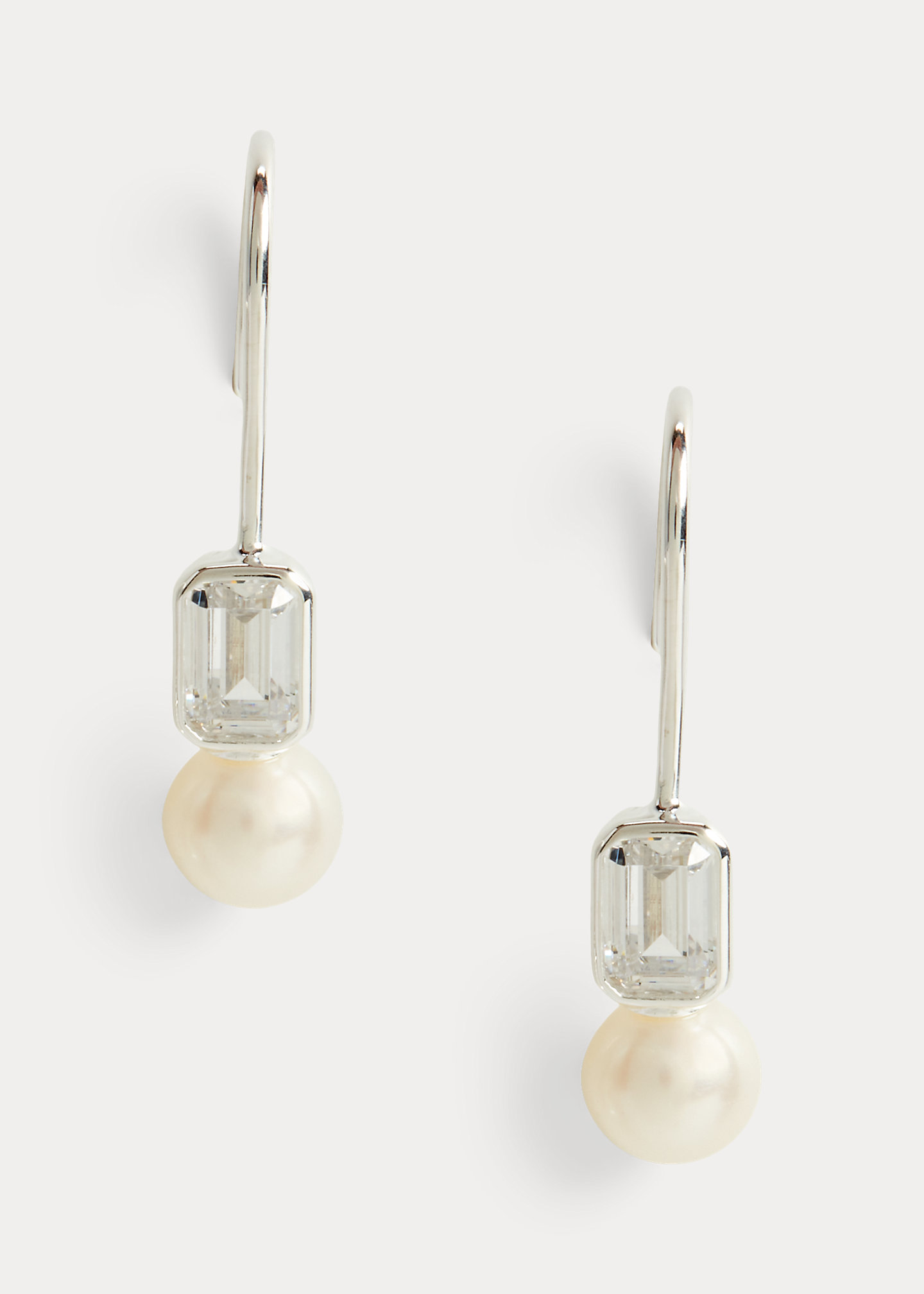 Sterling Silver Pearl Drop Earrings