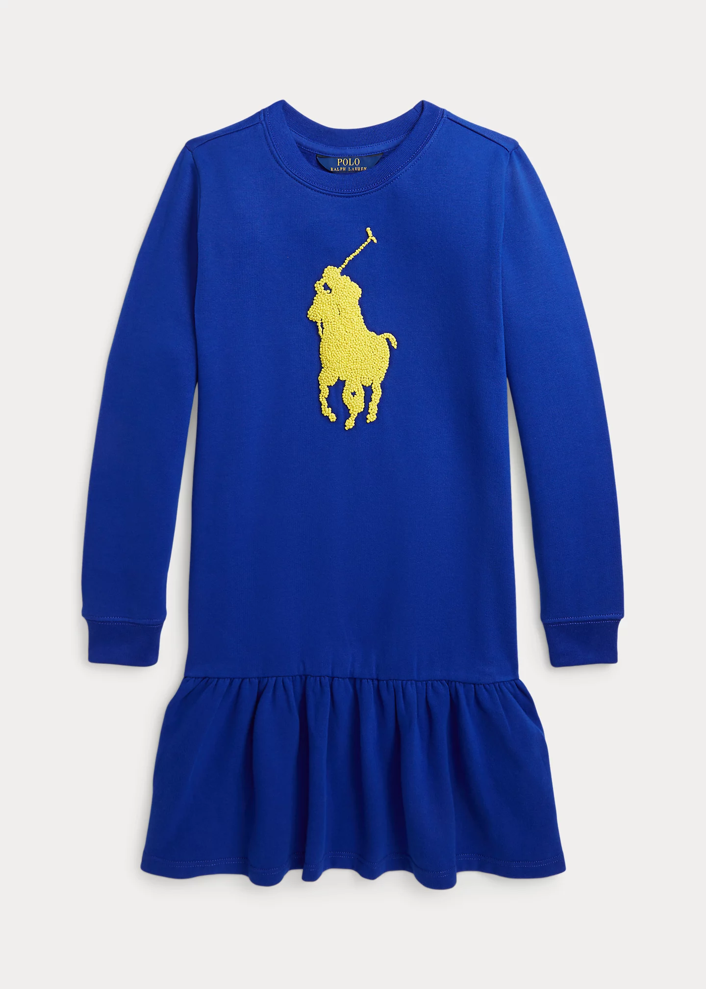 French Knot Big Pony Fleece Dress