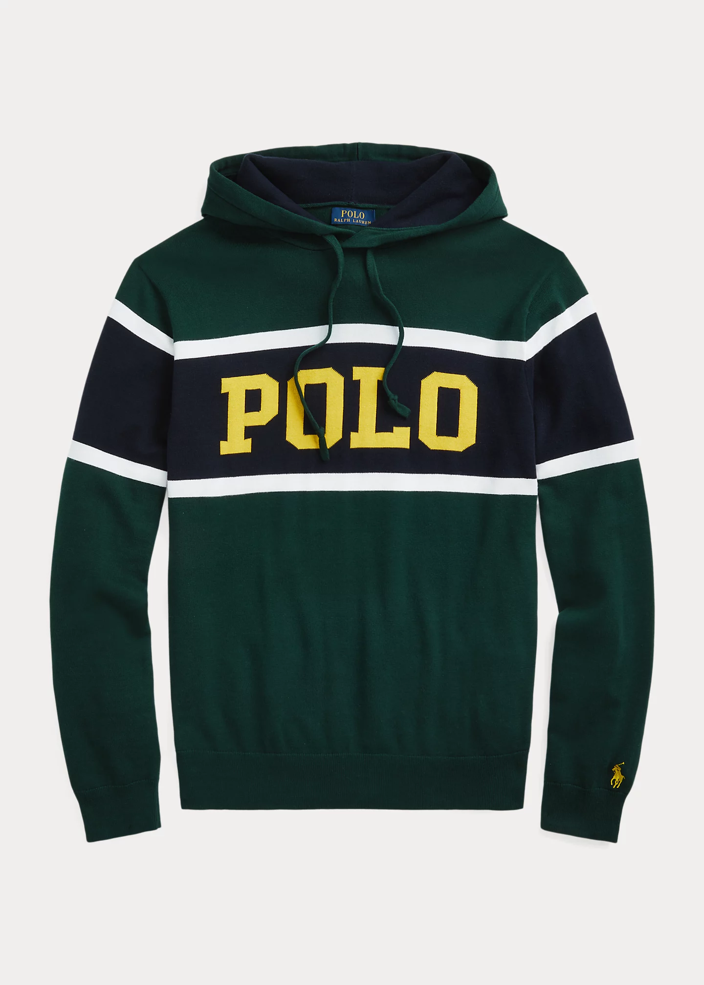 Logo Cotton Hooded Sweater
