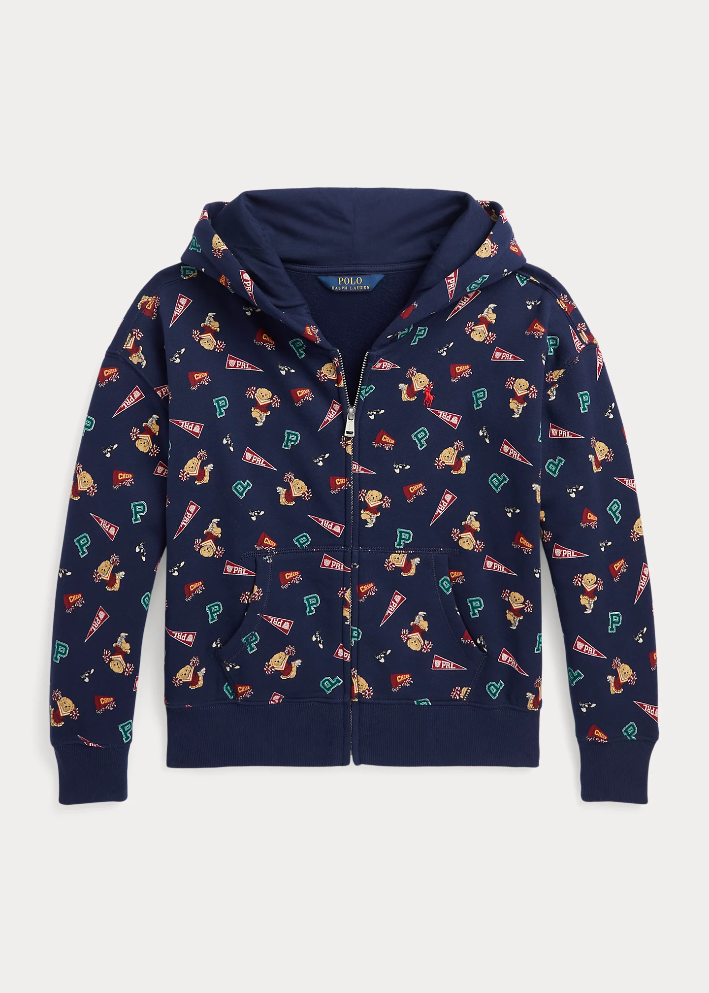 Polo Bear Fleece Full-Zip Hoodie