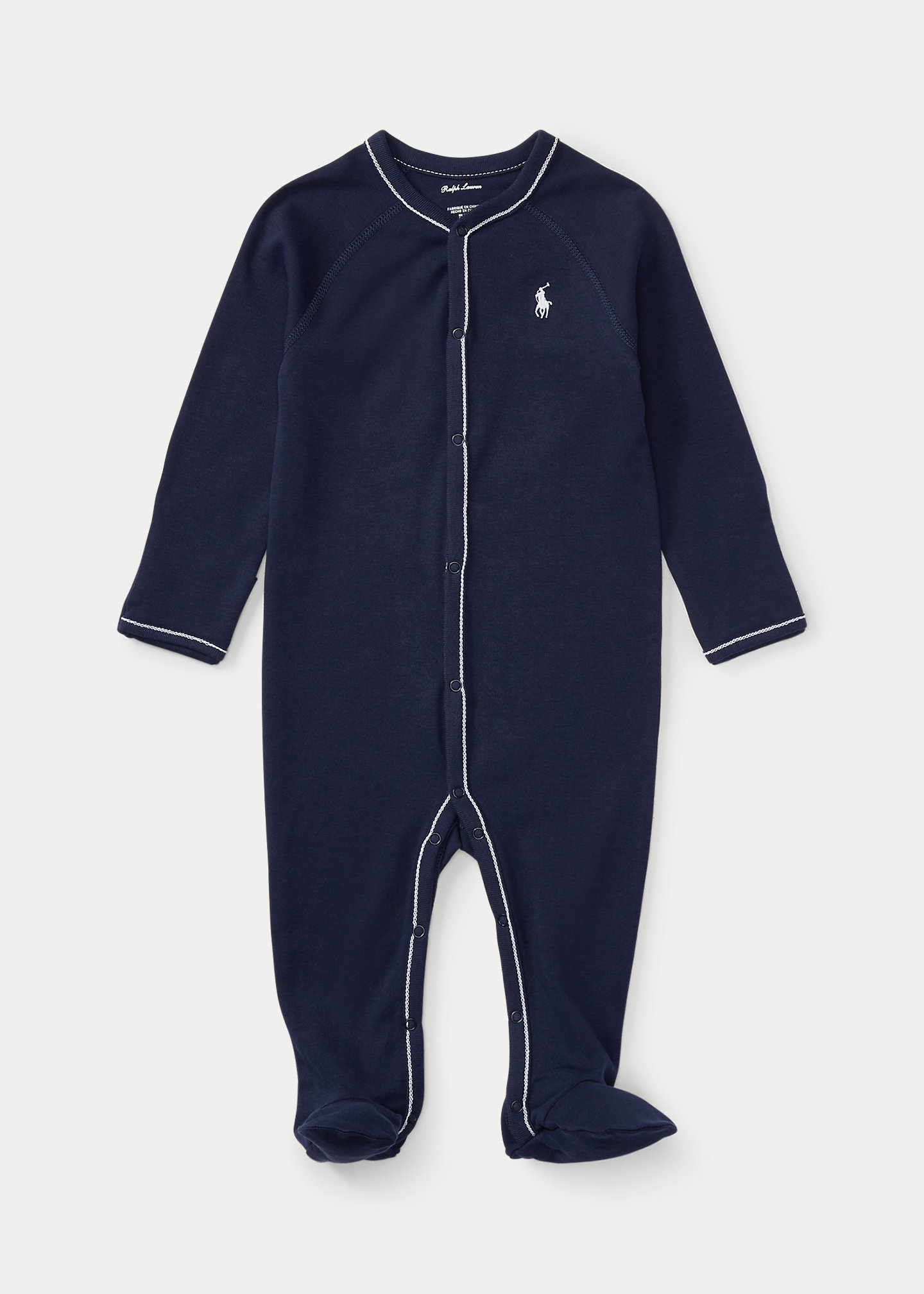 Cotton Jersey Footed Coverall