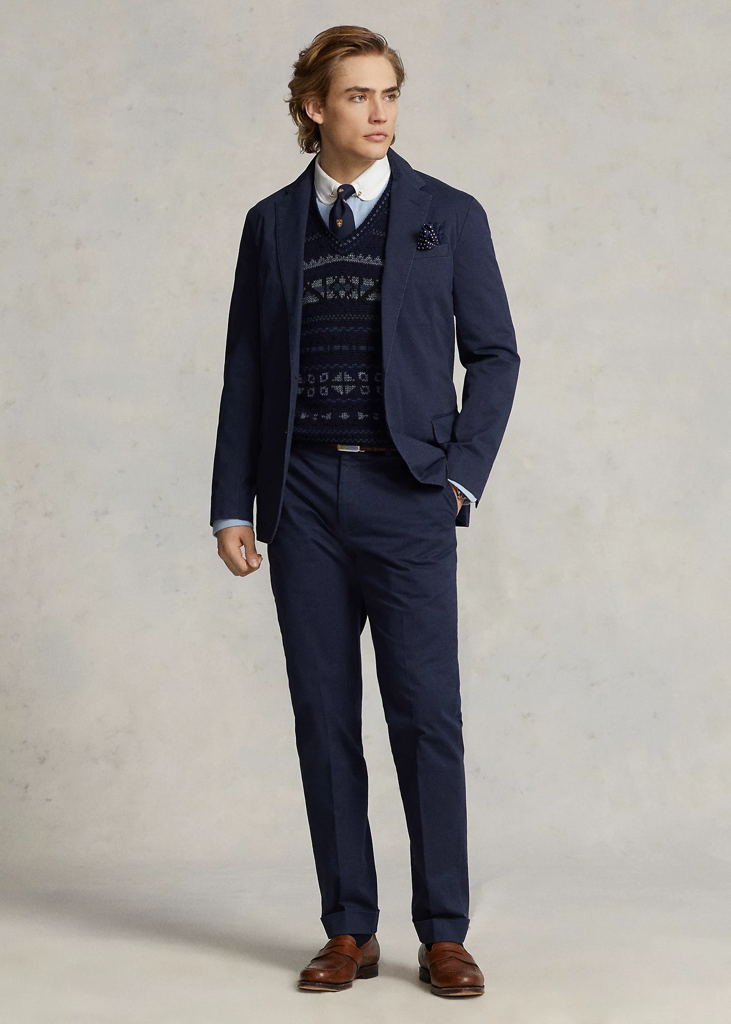 Stretch Chino Suit Trouser