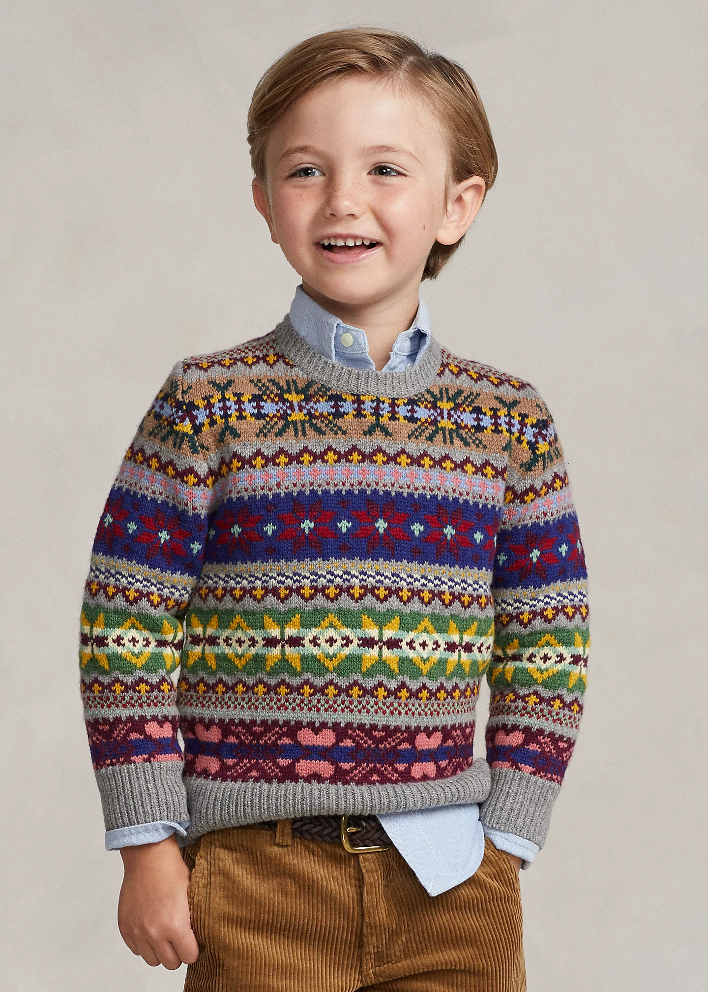 Fair Isle Wool-Blend Sweater