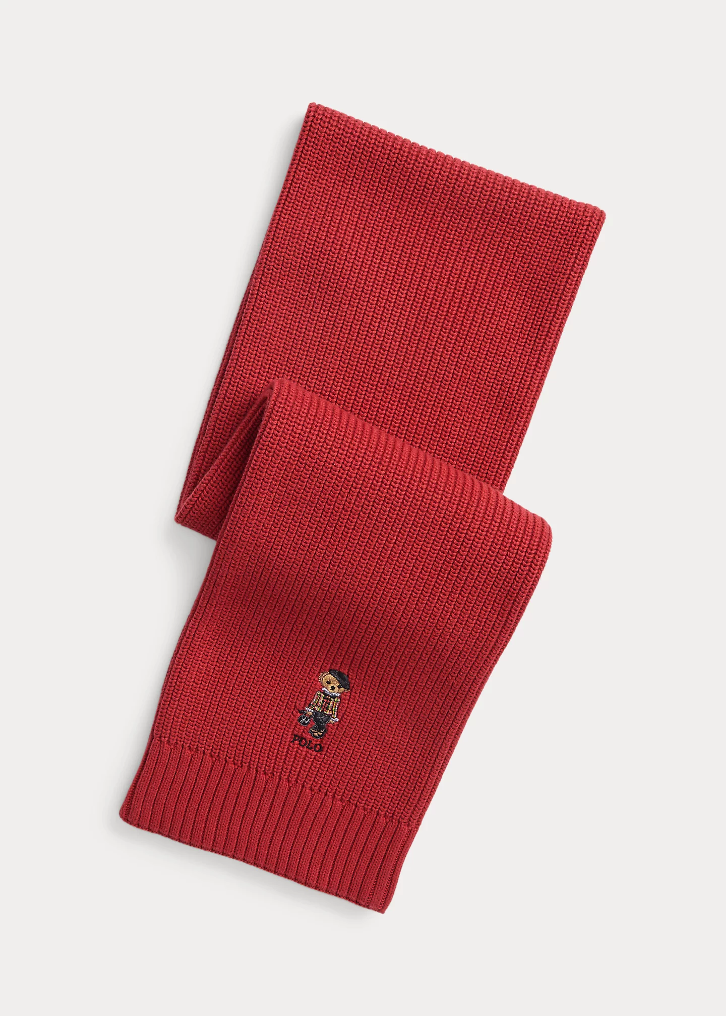 Polo Bear Cotton Scarf