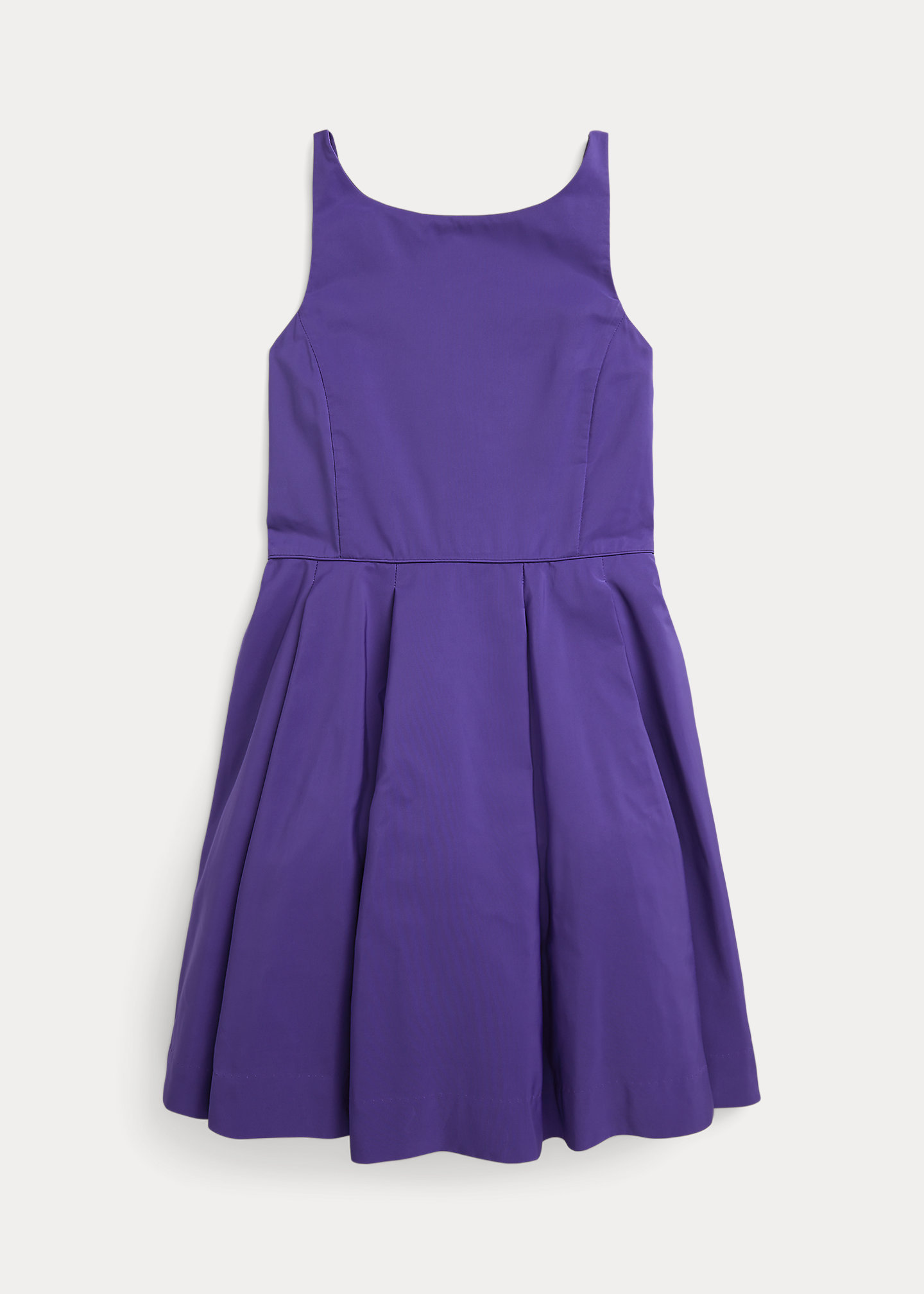Pleated Faille Dress