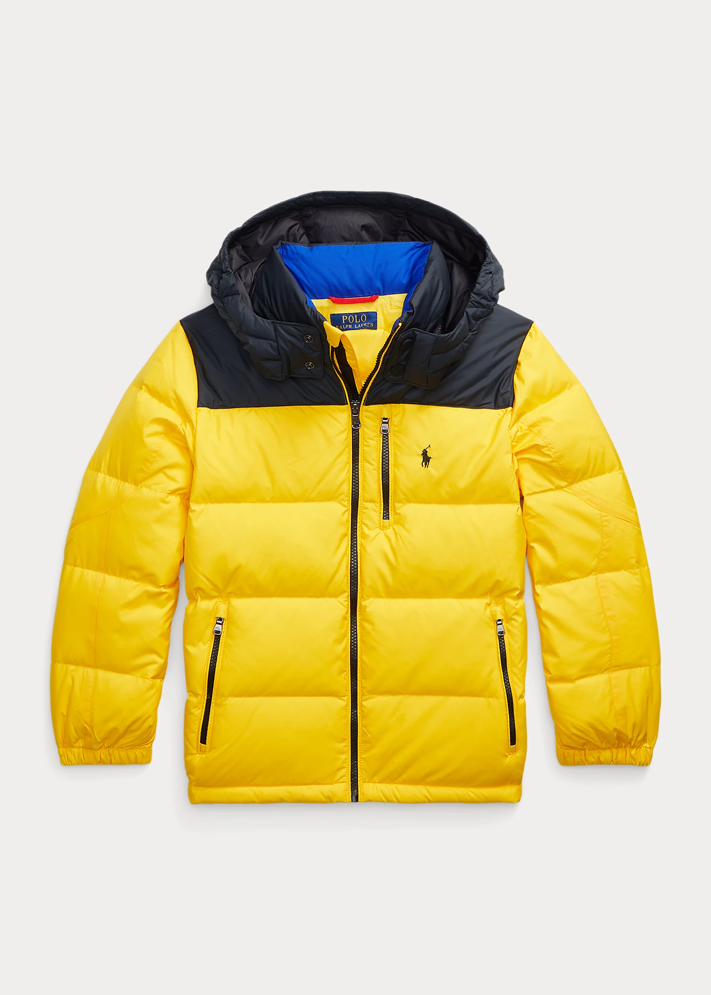 Water-Repellent Down Hooded Jacket