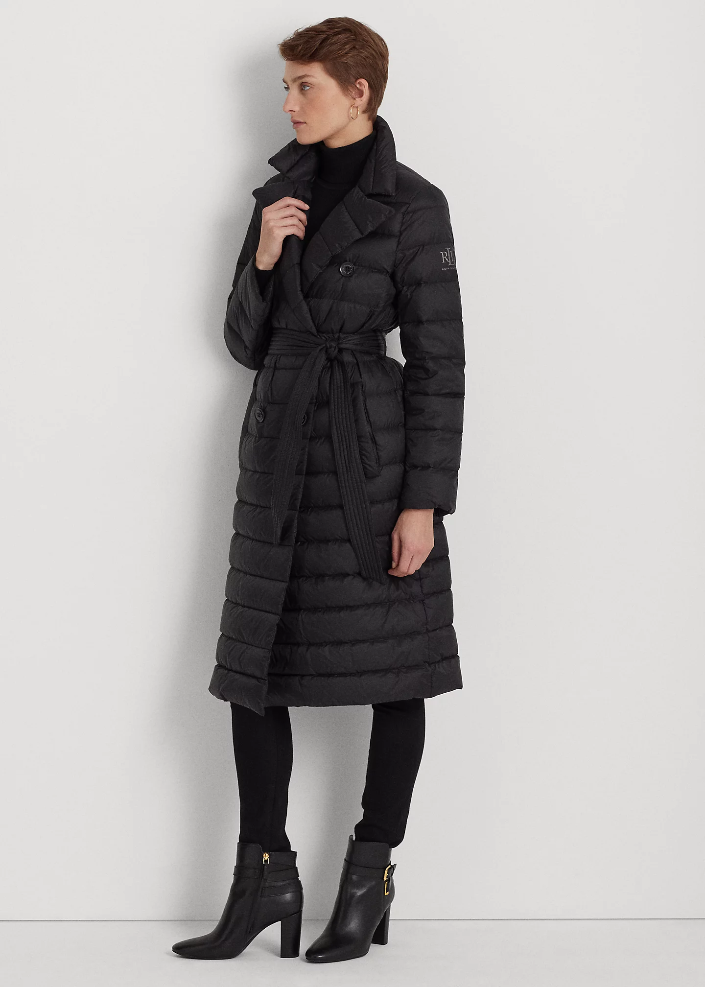 Belted Down Trench Coat