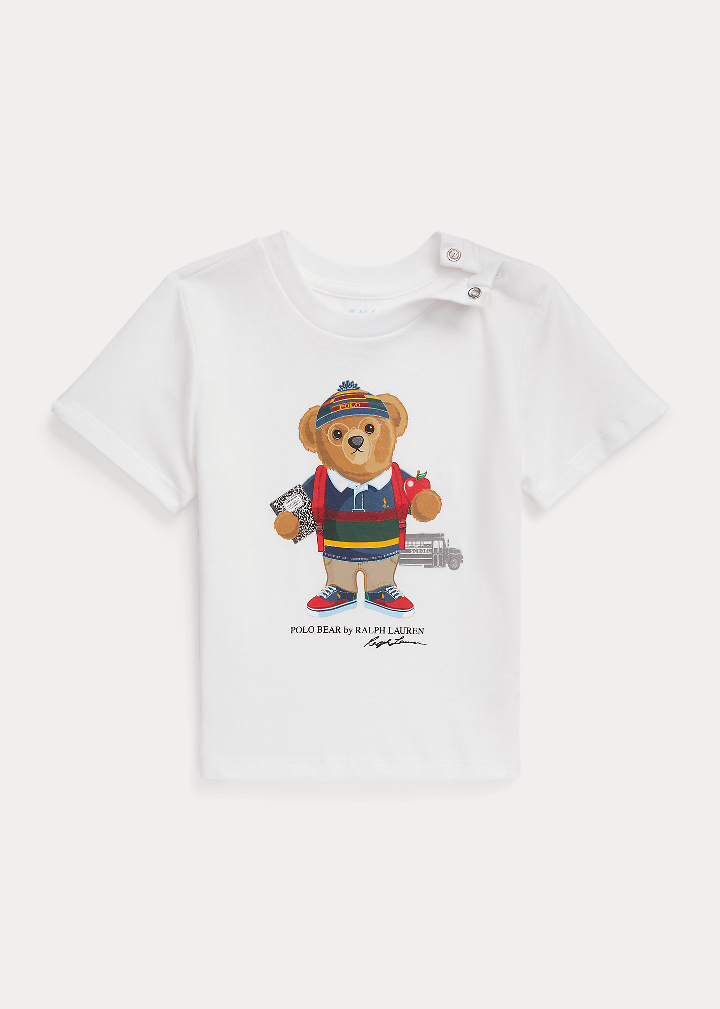 Polo Bear Cotton Jersey Tee