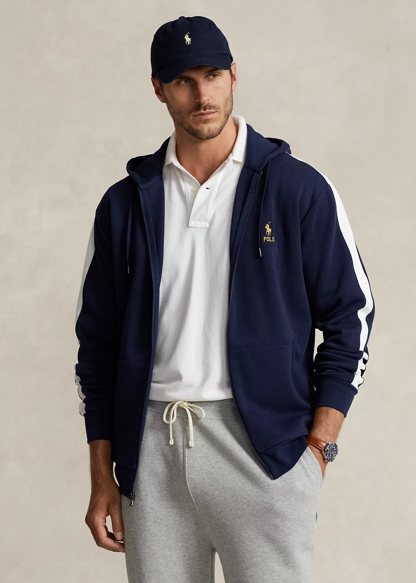 Double-Knit Full-Zip Hoodie