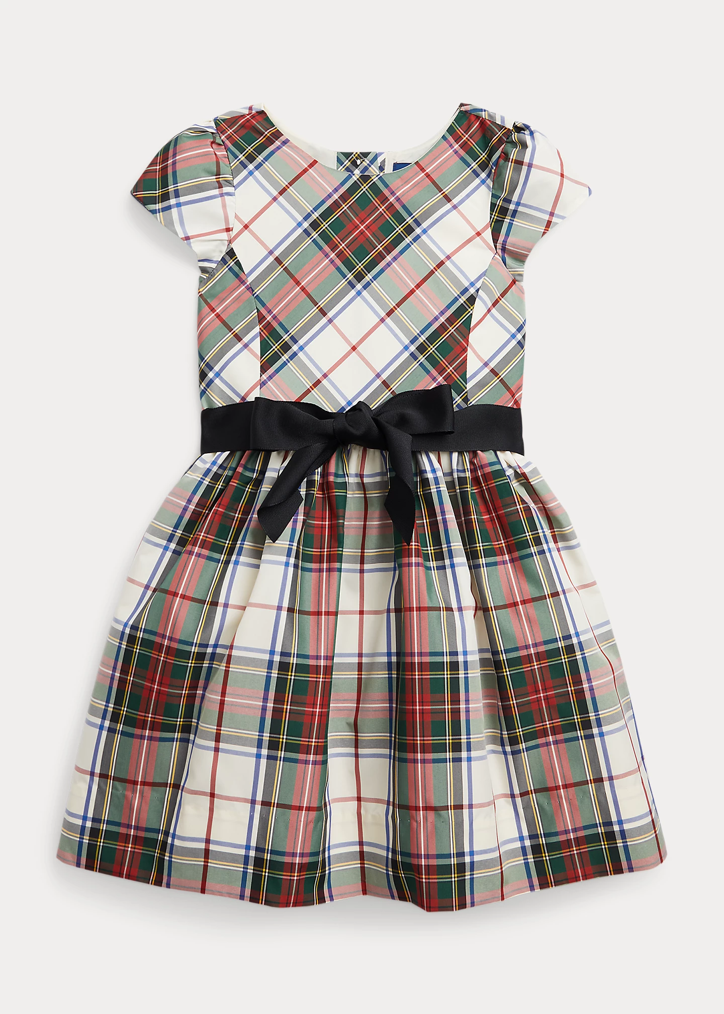 Plaid Fit-and-Flare Dress