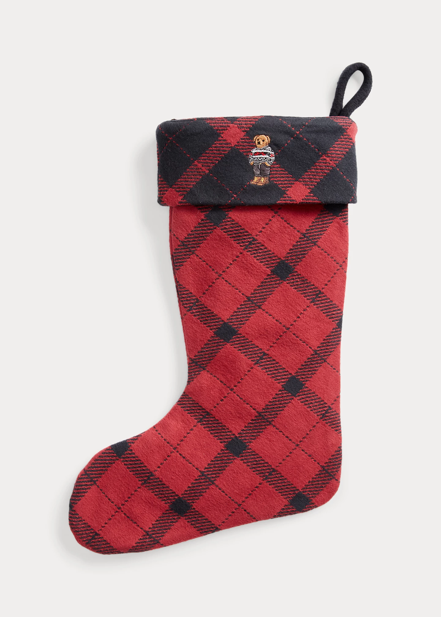 Holiday Polo Bear Stocking