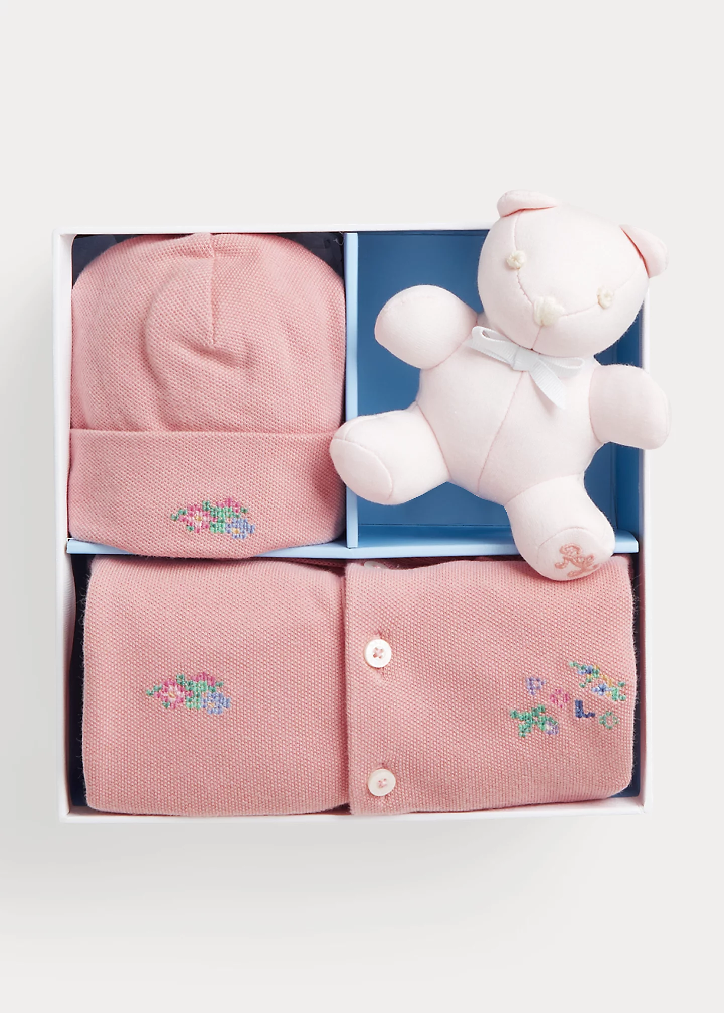 Embroidered Mesh 3-Piece Gift Set