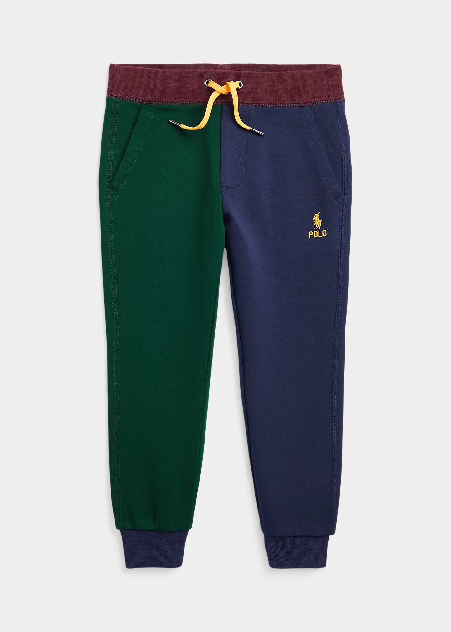 Color-Blocked Double-Knit Jogger Pant